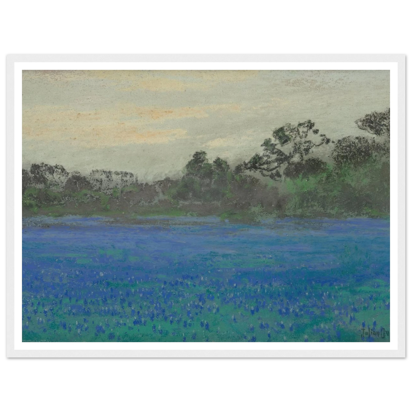 Bluebonnet Field (1921) Art Print | Julian Onderdonk-Quipham Collections