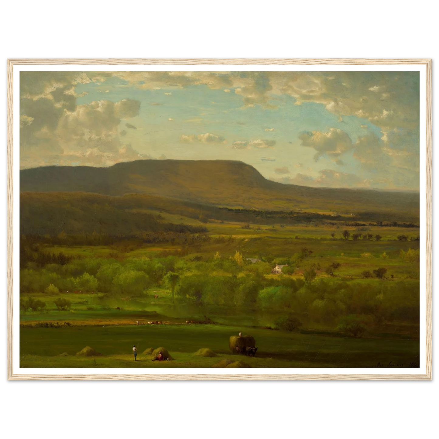Leeds, New York (1867) Art Print | George Inness-Quipham Collections