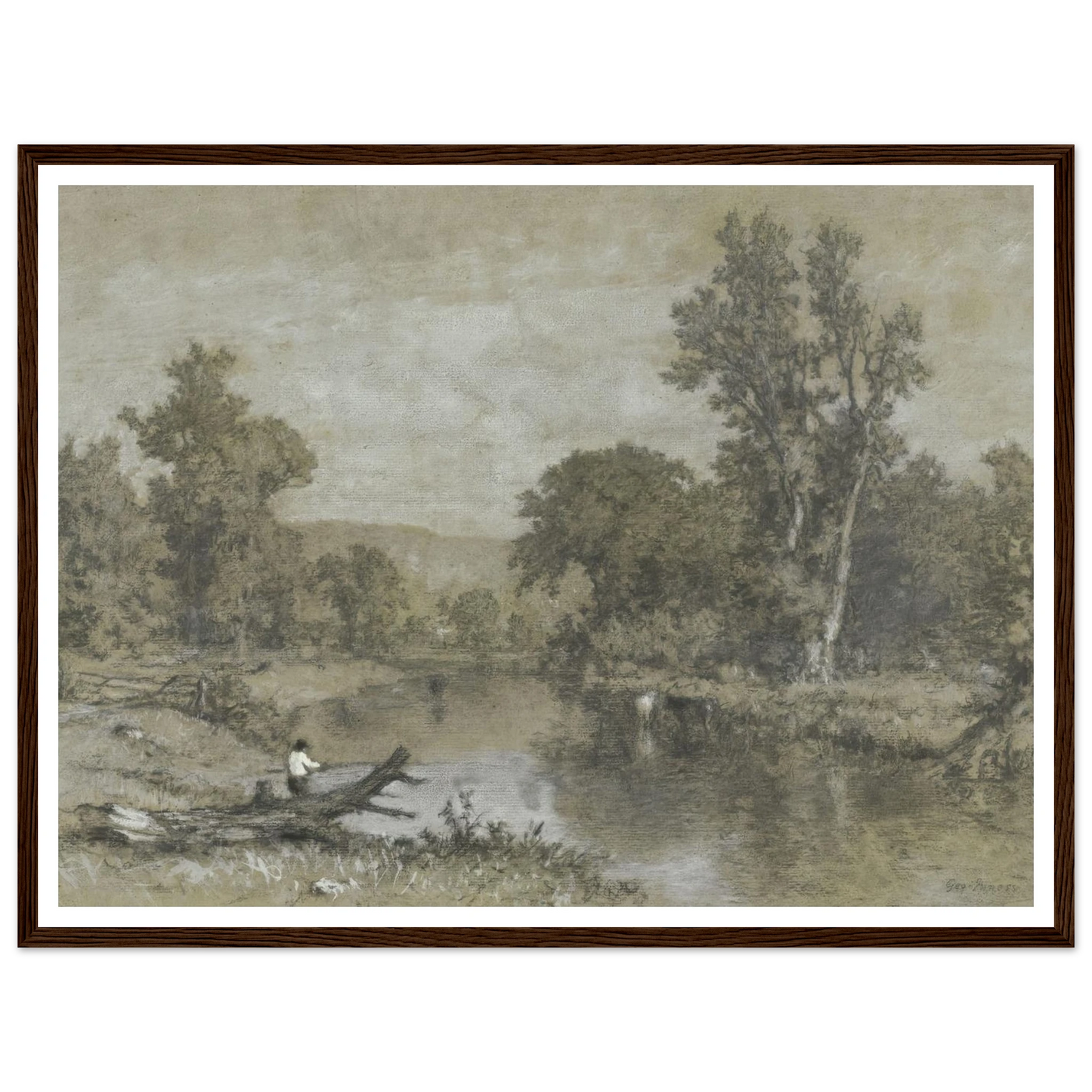 Milton, New York (ca. 1856) Art Print | George Inness-Quipham Collections