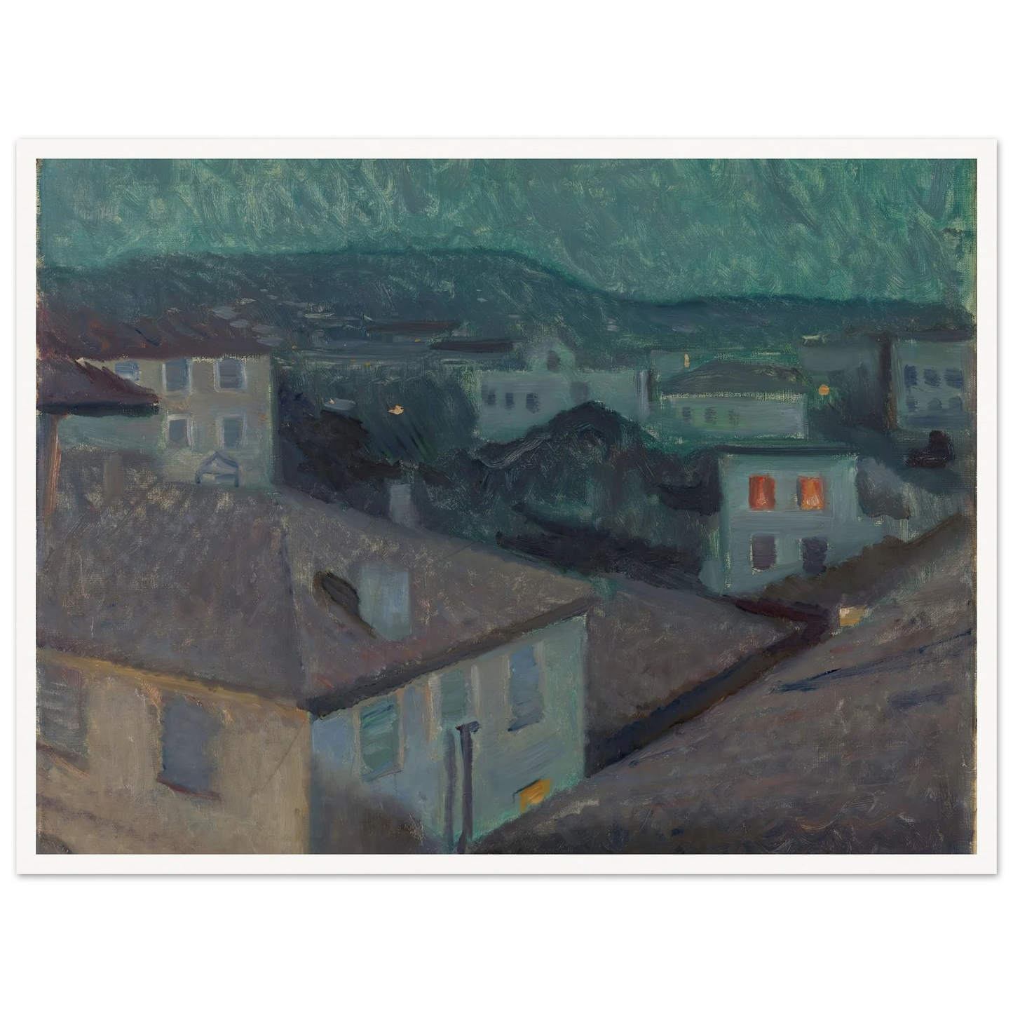 Night in Nice (1891) Art Print | Edvard Munch-Quipham Collections