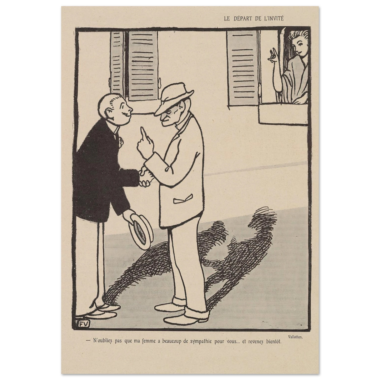 22 août 1903 Art Print | Felix Vallotton-Quipham Collections