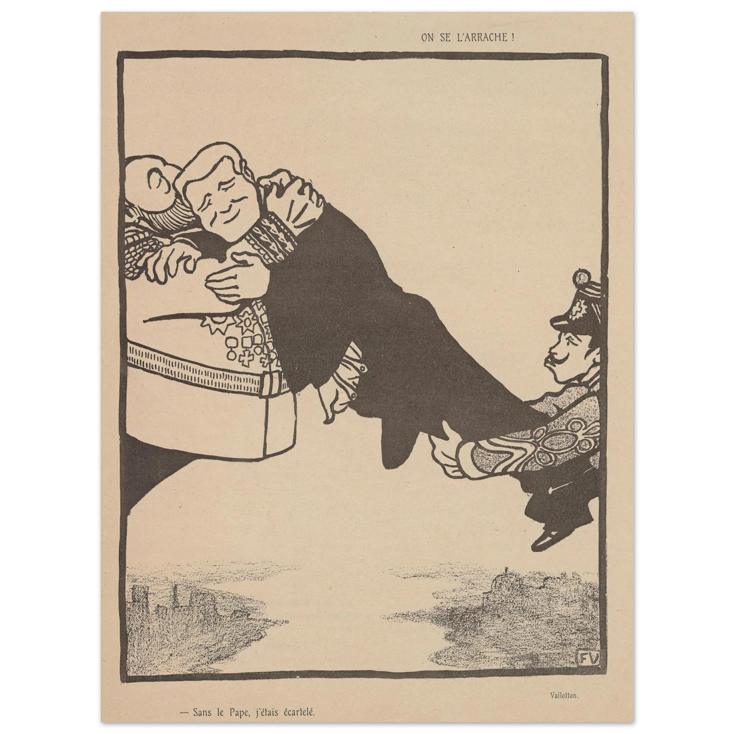 25 juillet 1903. Art Print | Felix Vallotton-Quipham Collections