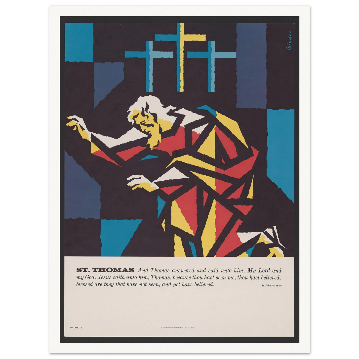 St. Thomas (1962) Art Print | Joseph Binder-Quipham Collections