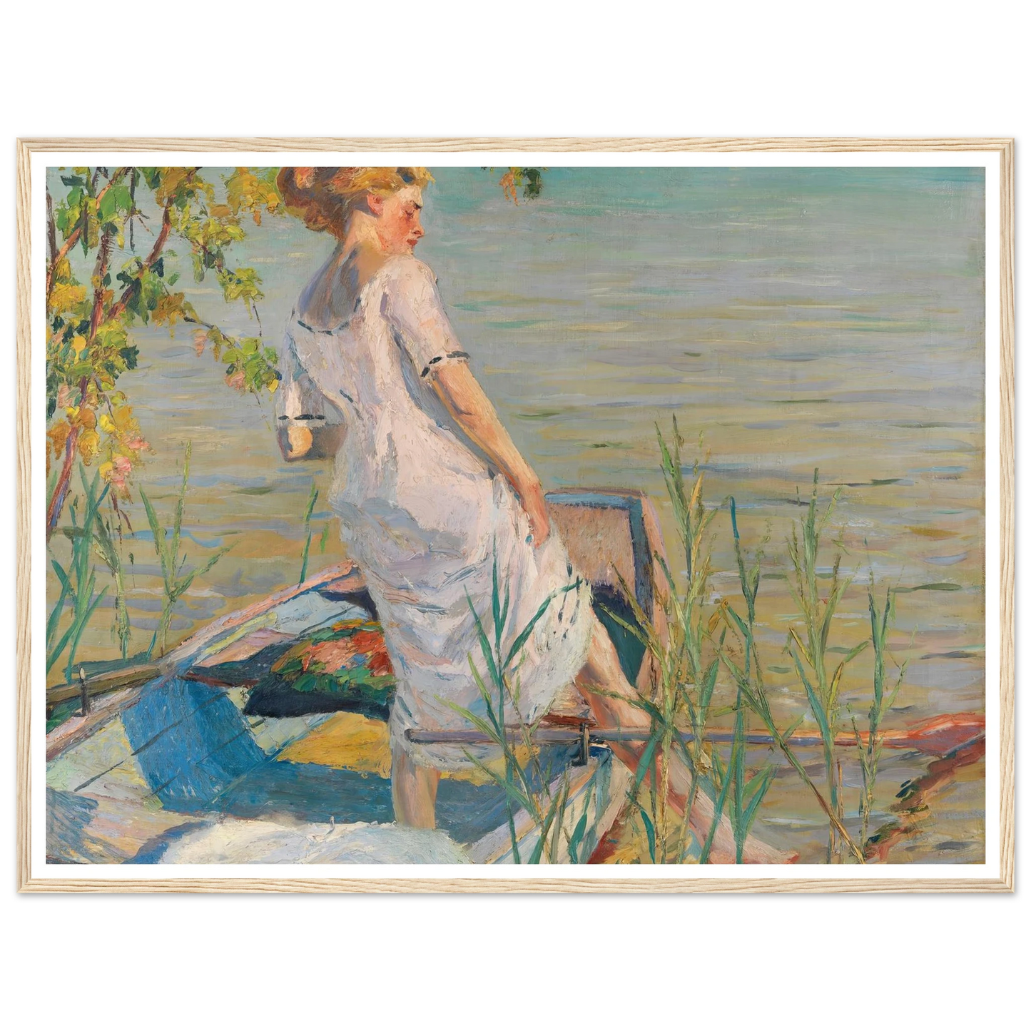 Summer morning on Lake Starnberg (1920-25) Art Print | Edward Cucue-Quipham Collections
