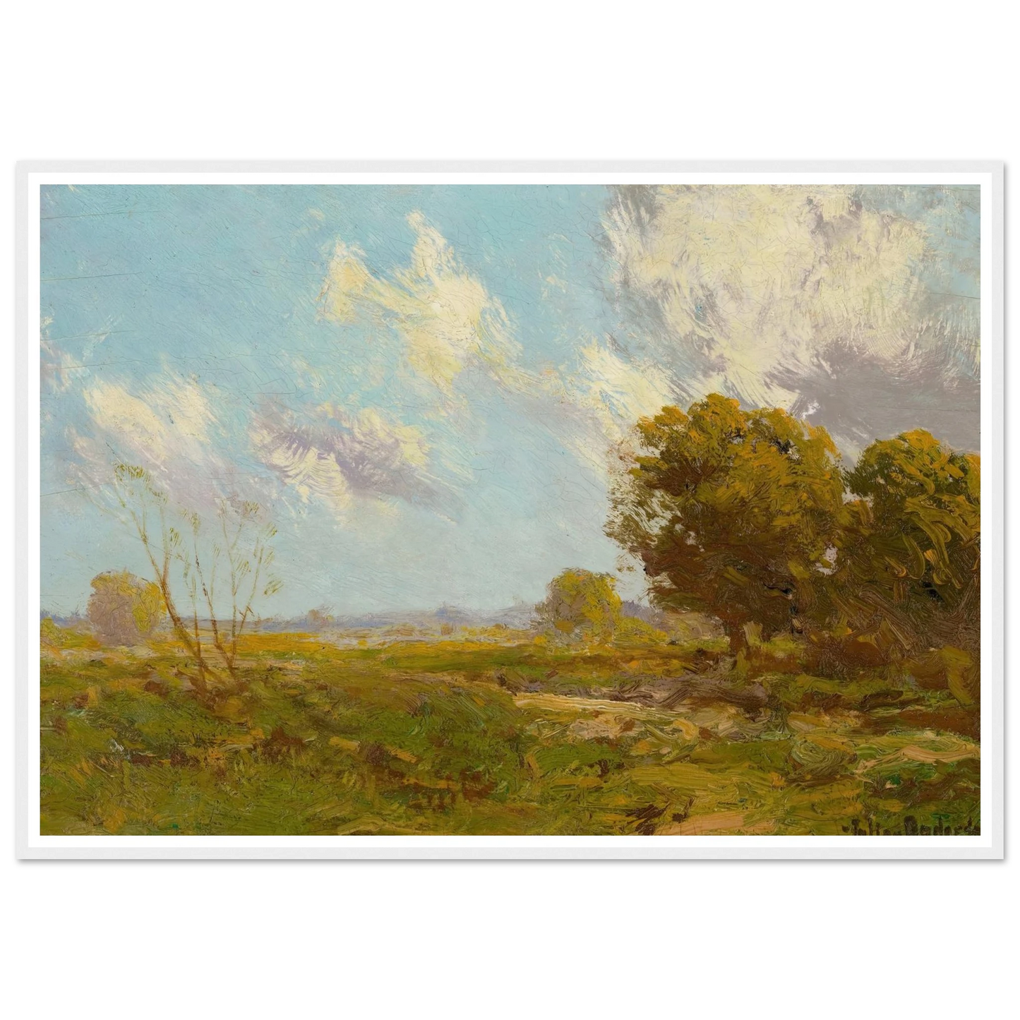 Late Afternoon (1909) Art Print | Julian Onderdonk-Quipham Collections