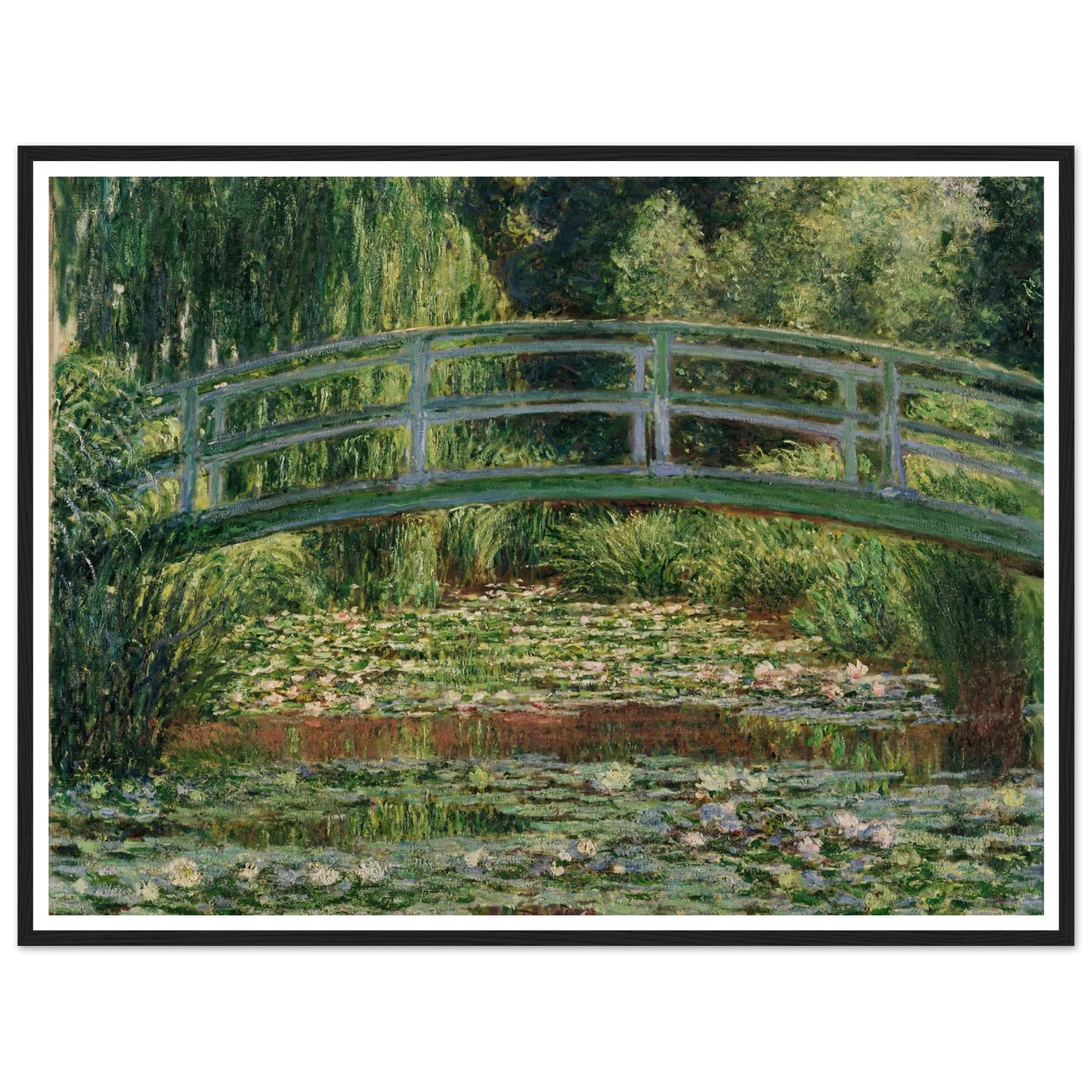 The Japanese Footbridge and the Water Lily Pool, Giverny (1899) Art Print | Claude Monet-Quipham Collections