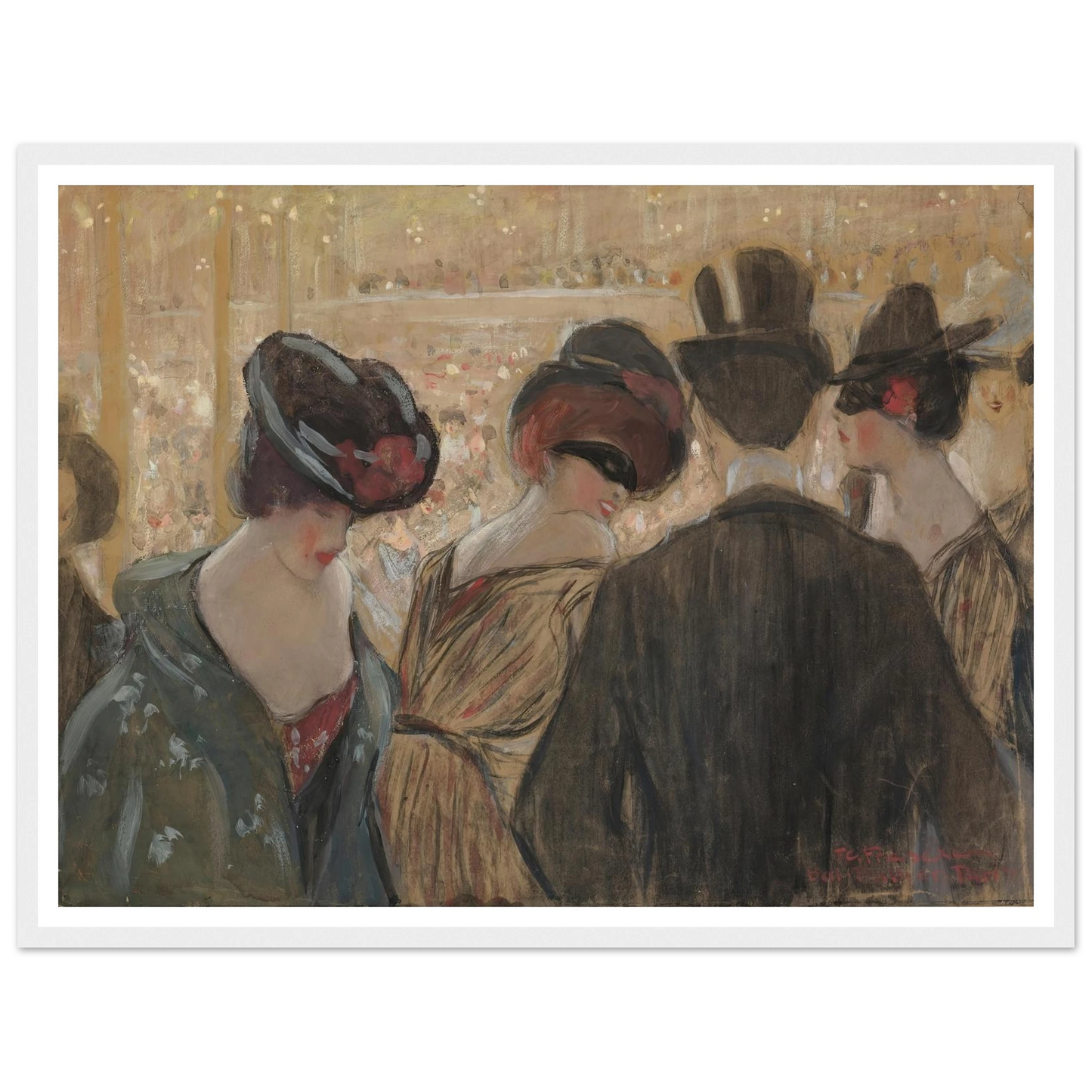 Bal-Bullier, Paris Art Print | Frederick Carl Frieseke-Quipham Collections