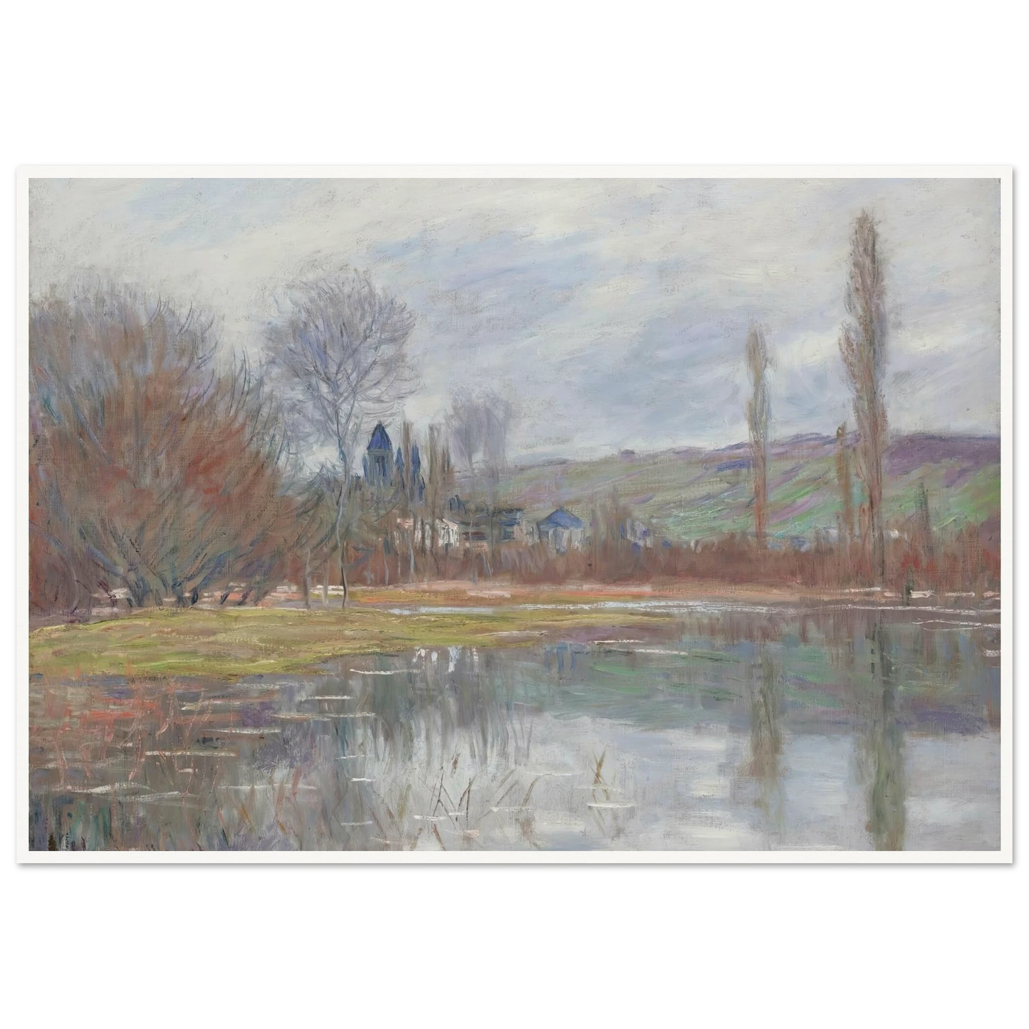 Printemps À Vétheuil (1881) Art Print | Claude Monet-Quipham Collections