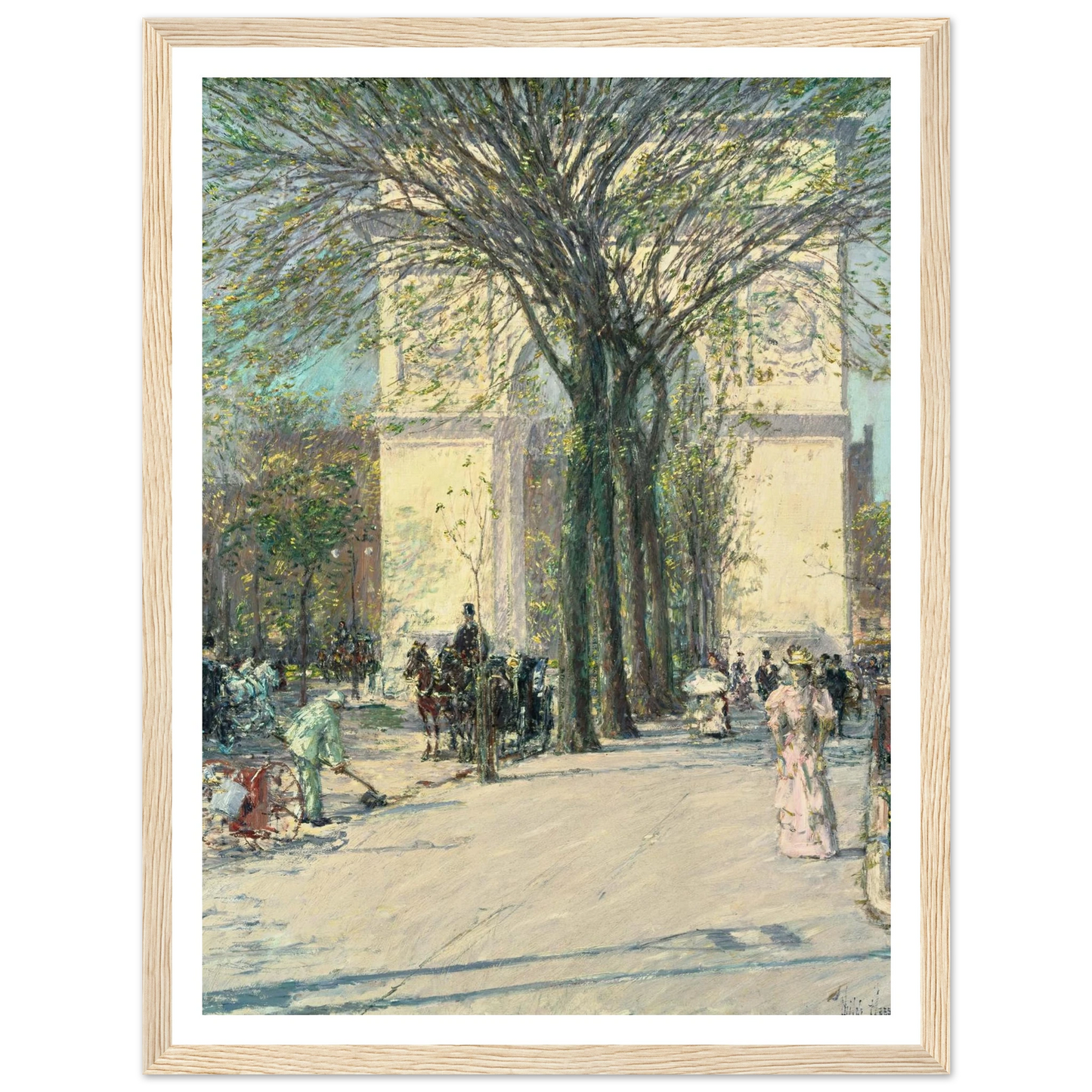 Washington Arch, Spring Art Print | Childe Hassam-Quipham Collections