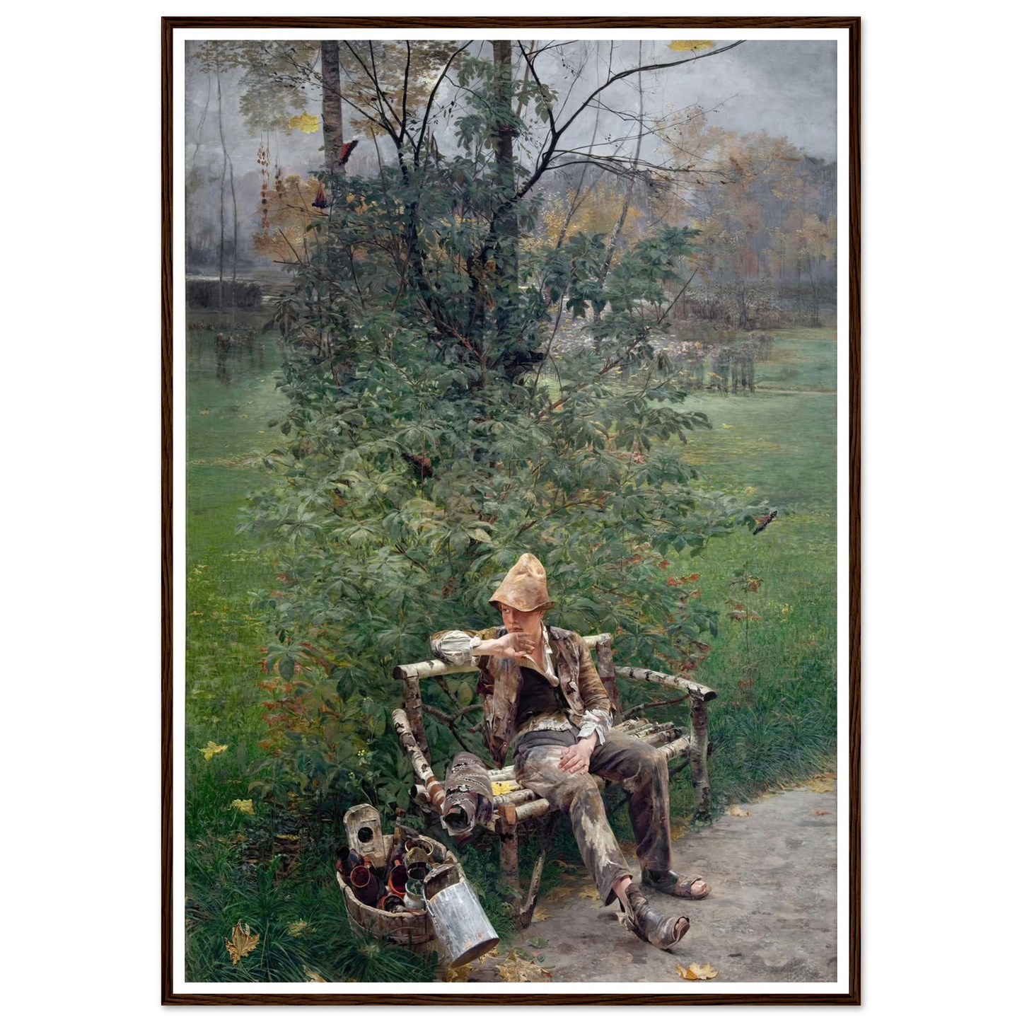 A Painter’s Apprentice (1890) Art Print | Jacek Malczewski-Quipham Collections