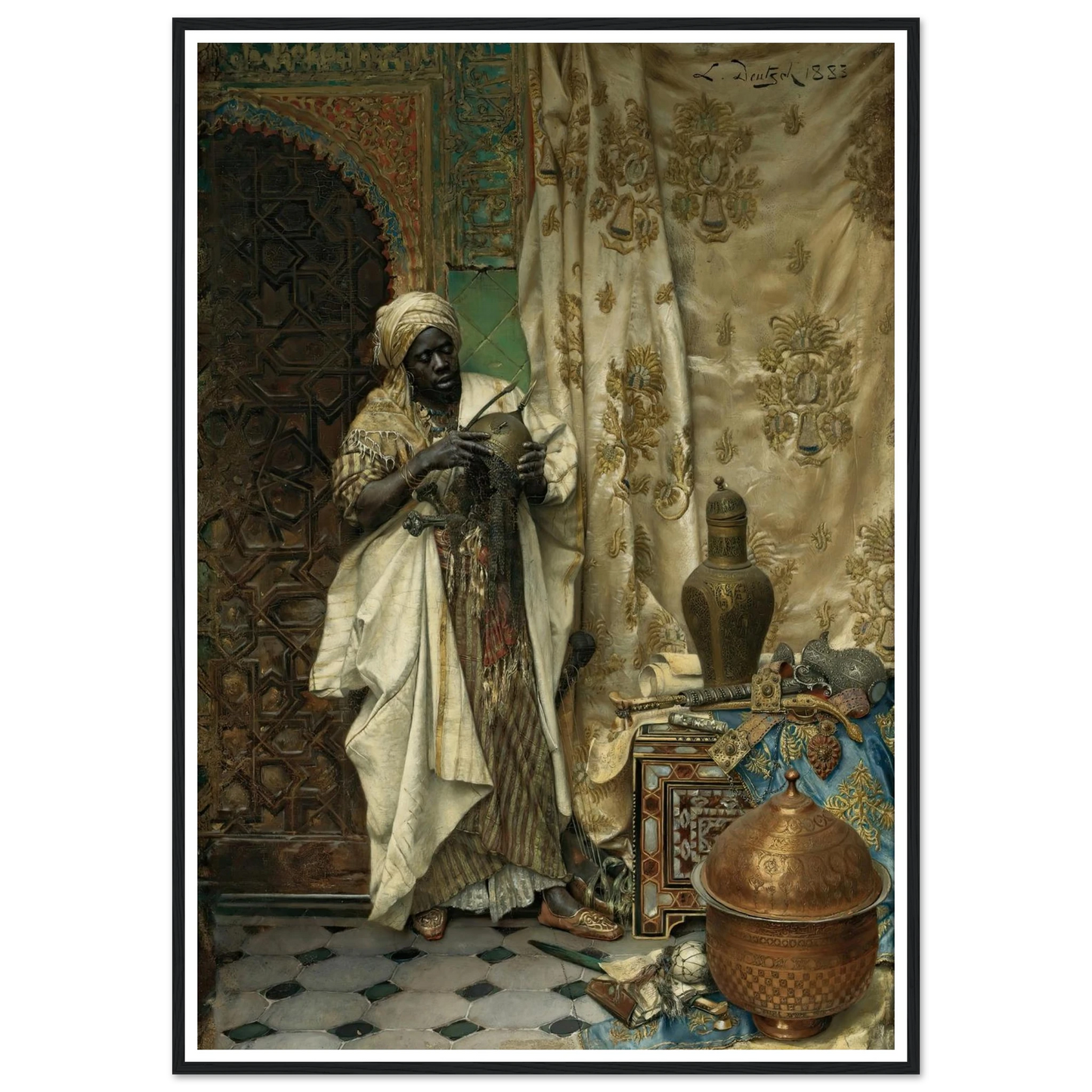 The Inspection (1883) Art Print | Ludwig Deutsch-Quipham Collections