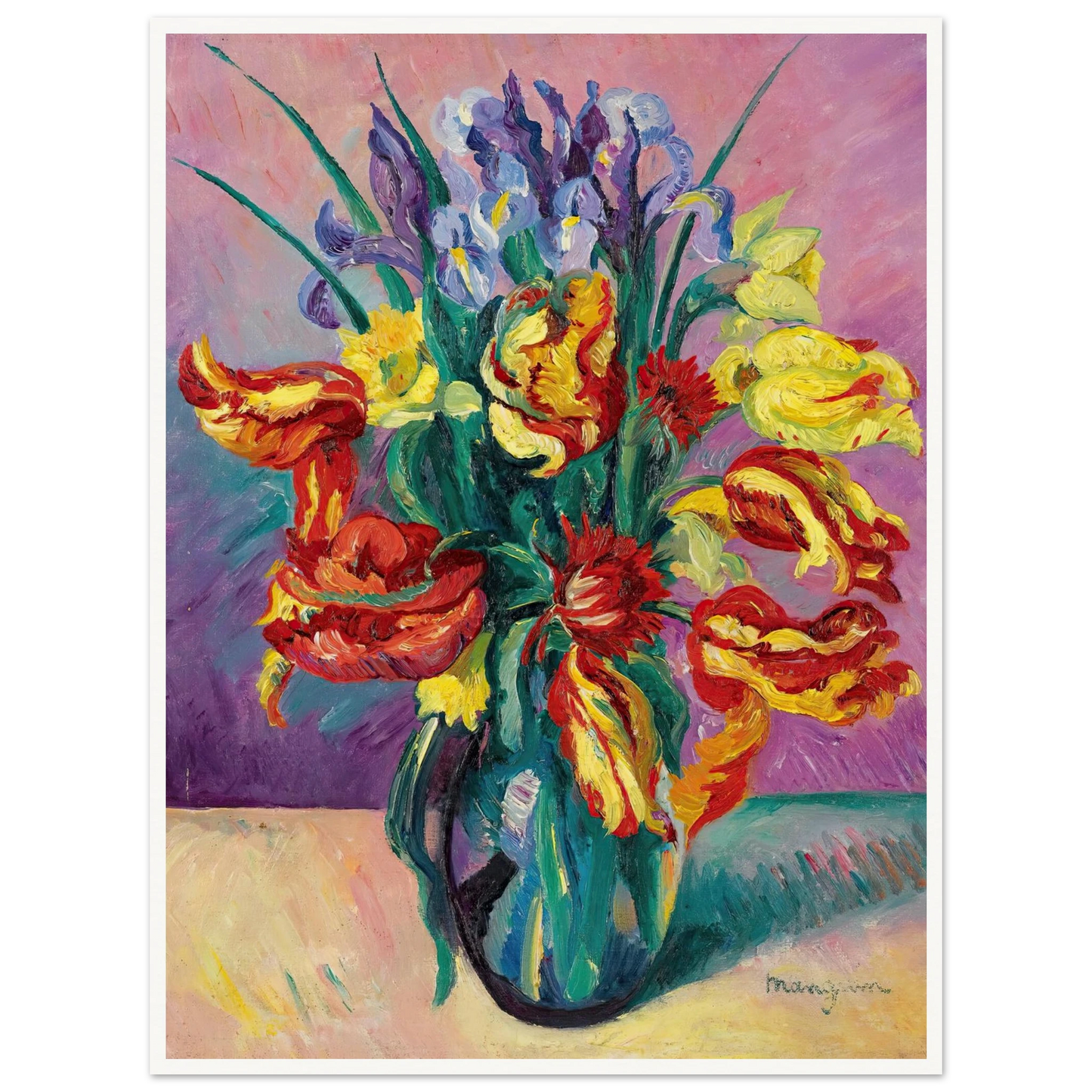 Tulipes Perroquet (1916) Art Print | Henri Manguin-Quipham Collections