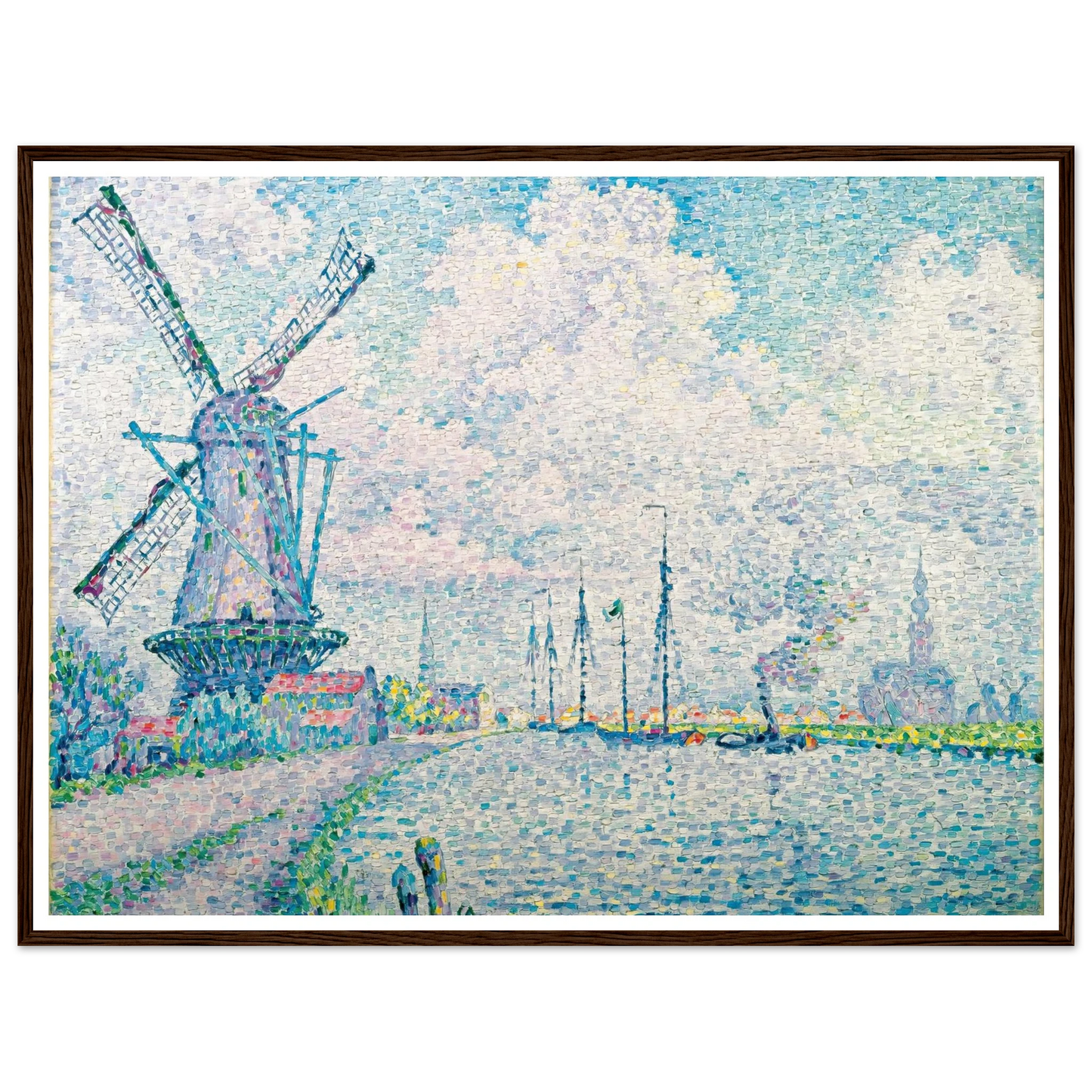 Canal of Overschie Art Print | Paul Signac-Quipham Collections