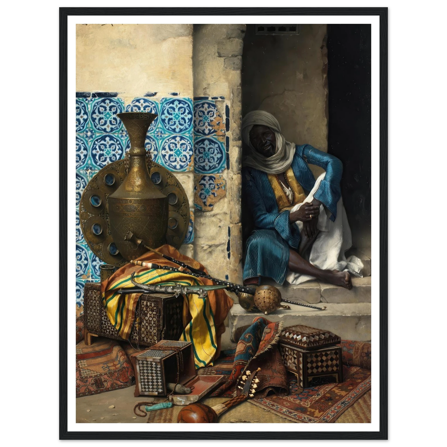 A Dealer in Artefacts (1887) Art Print | Ludwig Deutsch-Quipham Collections