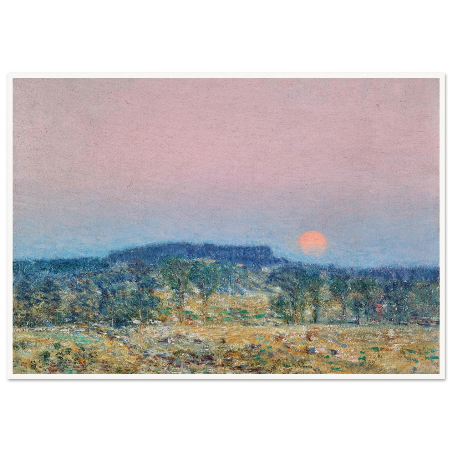 September Moonrise (1900) Art Print | Childe Hassam-Quipham Collections