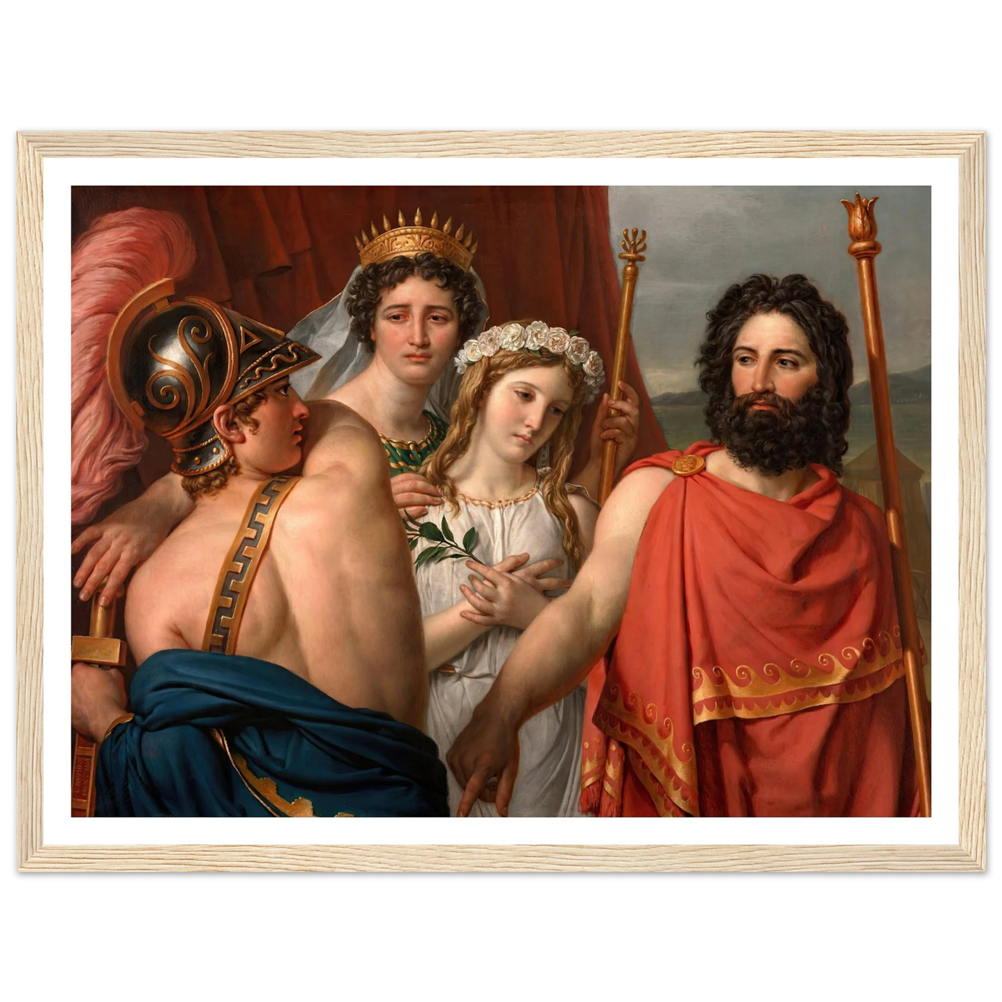 The Anger of Achilles (1819) Art Print | Jacques Louis David-Quipham Collections