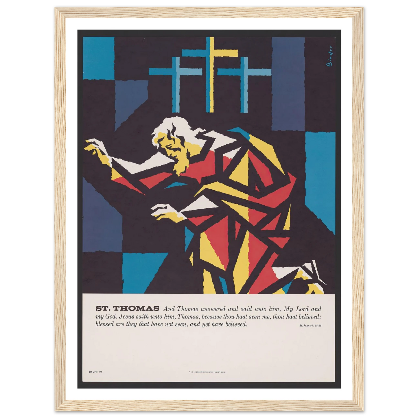 St. Thomas (1962) Art Print | Joseph Binder-Quipham Collections