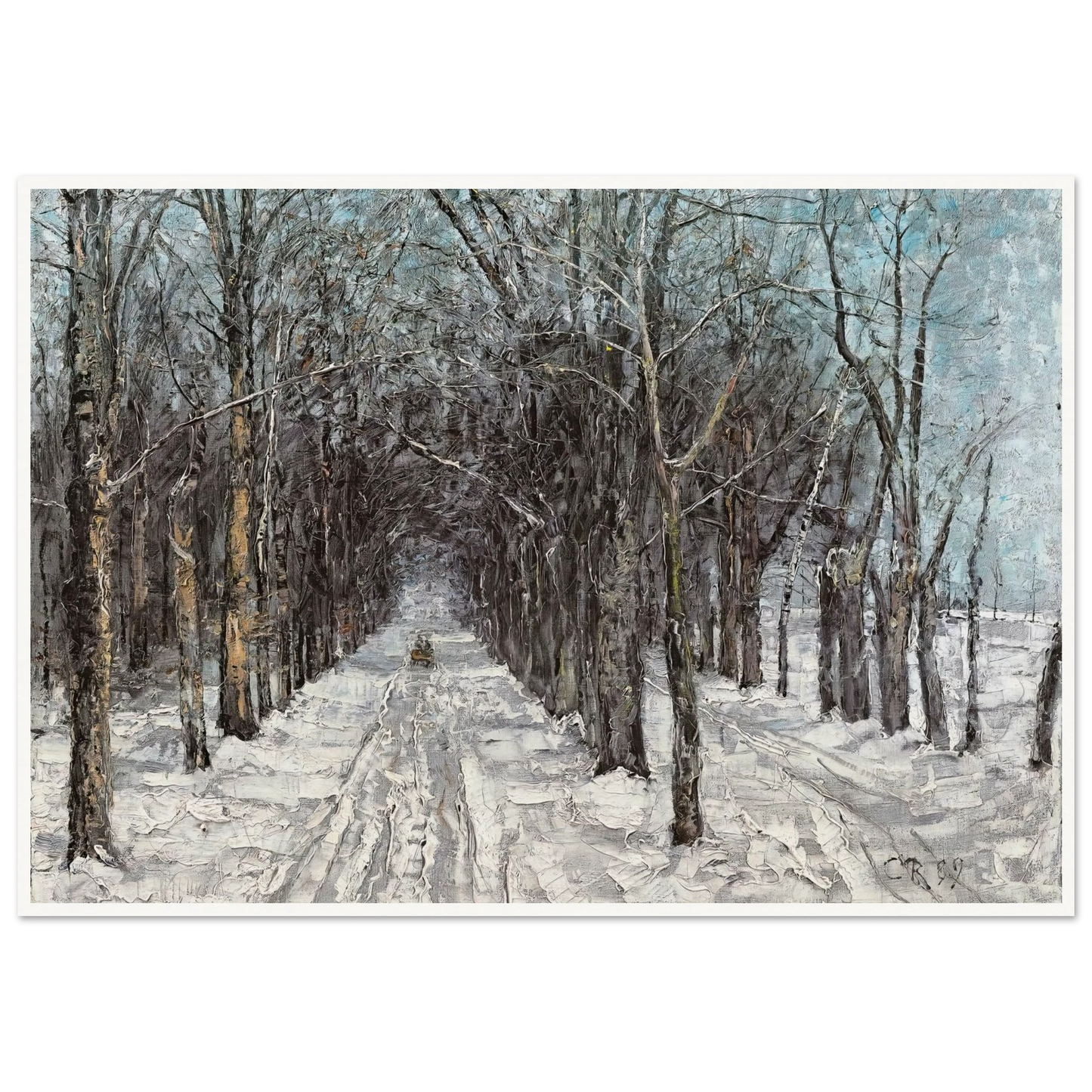 Belvedere Allee in Weimar (1889) Art Print | Christian Rohlfs-Quipham Collections