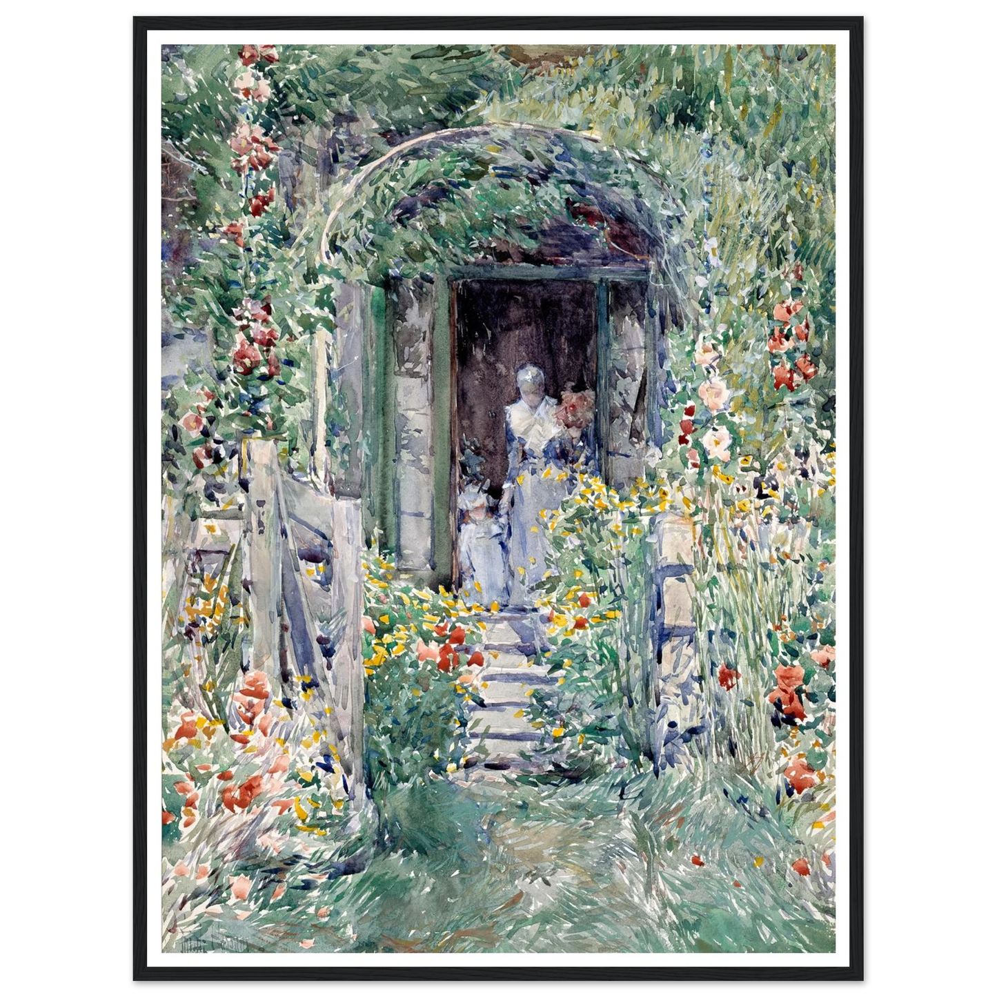 The Garden in Its Glory (1892) Art Print | Childe Hassam-Quipham Collections