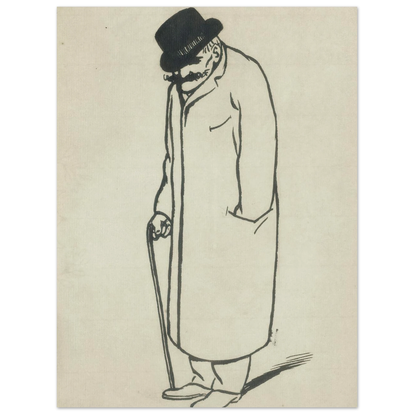 A dead man talking Art Print | Felix Vallotton-Quipham Collections
