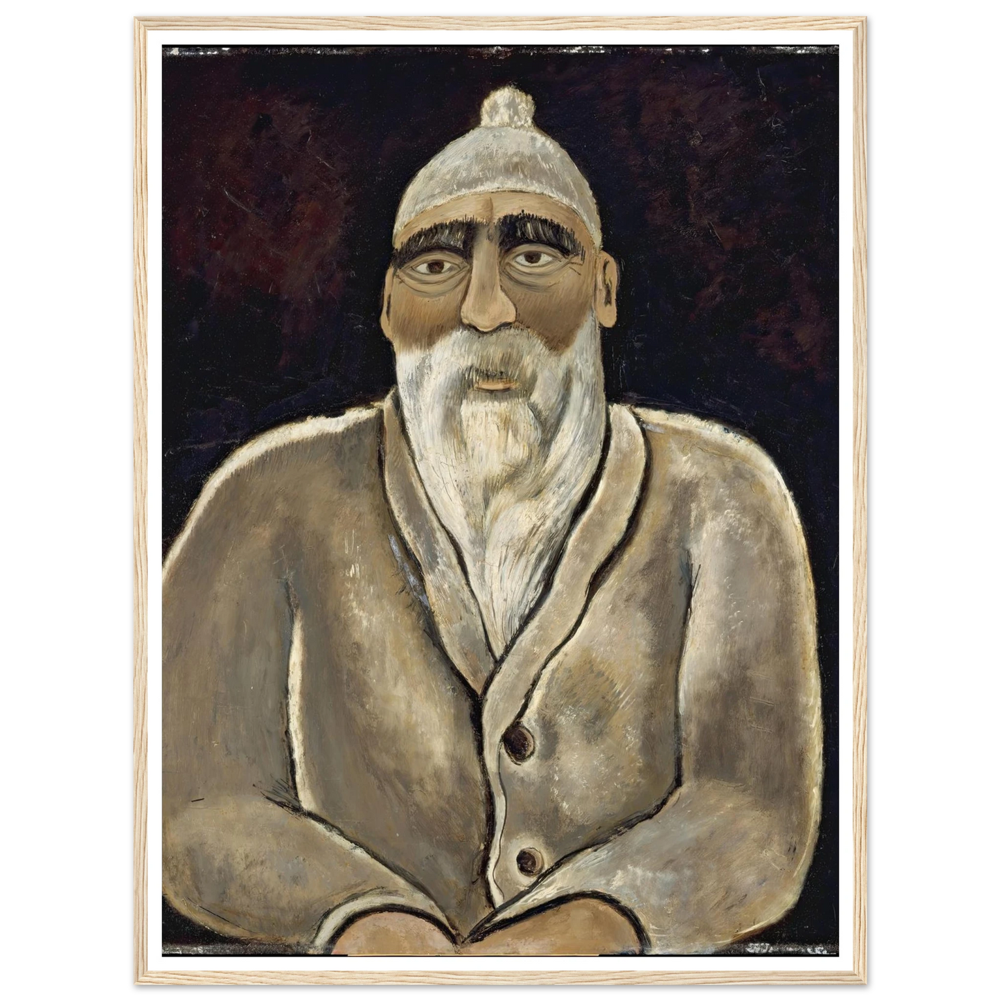 Albert Pinkham Ryder (1938) Art Print | Marsden Hartley - Framed Poster - 30x40 cm / 12x16″ - Black frame