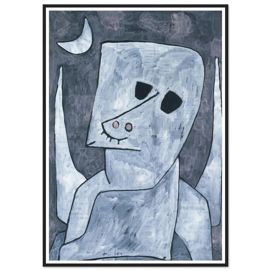 Angel Applicant (1939) Art Print | Paul Klee - Framed Poster - 30x40 cm / 12x16″ - Black frame
