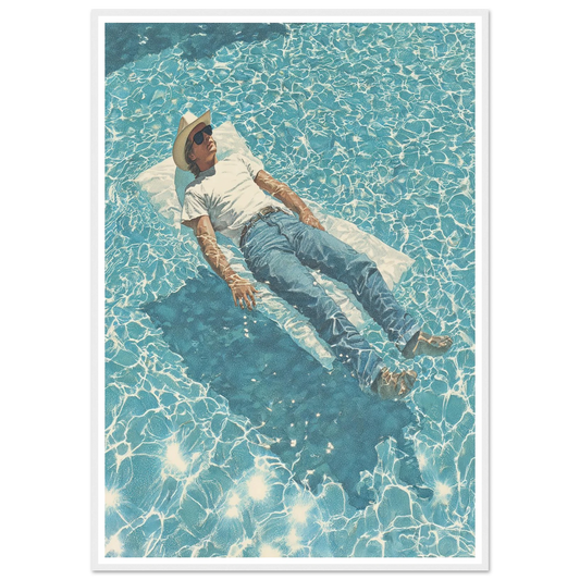 Aquatic Reverie - Framed Poster - 30x40 cm / 12x16″ - Black frame