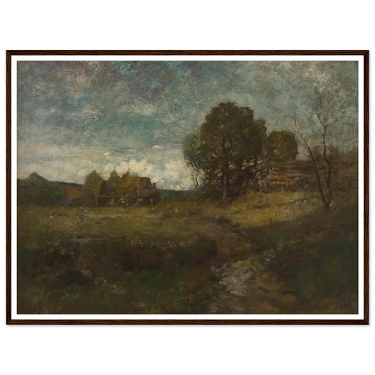 Arkville, New York Art Print | Alexander Helwig Wyant - Framed Poster - 30x40 cm / 12x16″ - Black frame