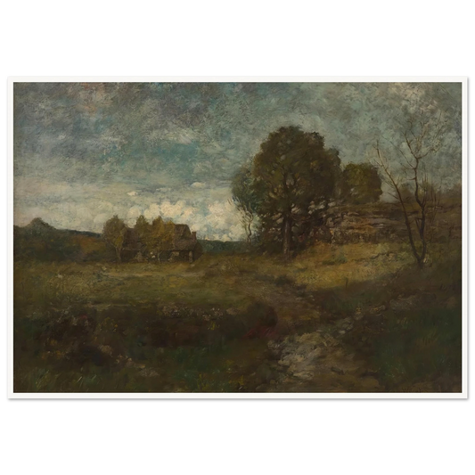Arkville, New York Art Print | Alexander Helwig Wyant - Framed Poster - 30x40 cm / 12x16″ - Black frame