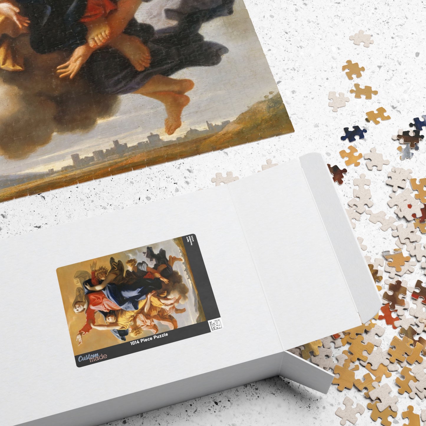 Assumption of the Virgin Puzzle | Nicolas Poussin - - 1014 pcs (Vertical) -