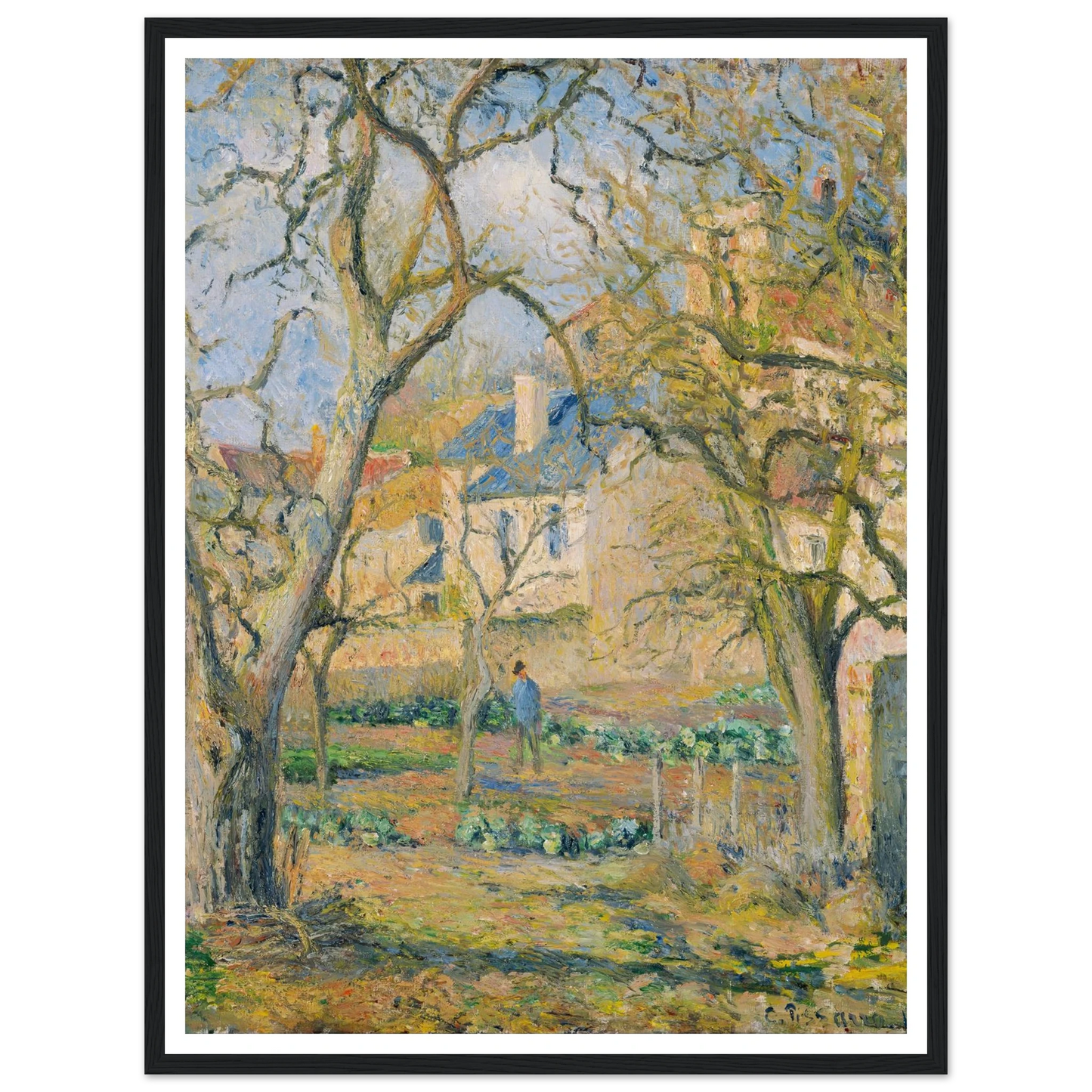 Vegetable Garden (1878) Art Print | Camille Pissarro-Quipham Collections