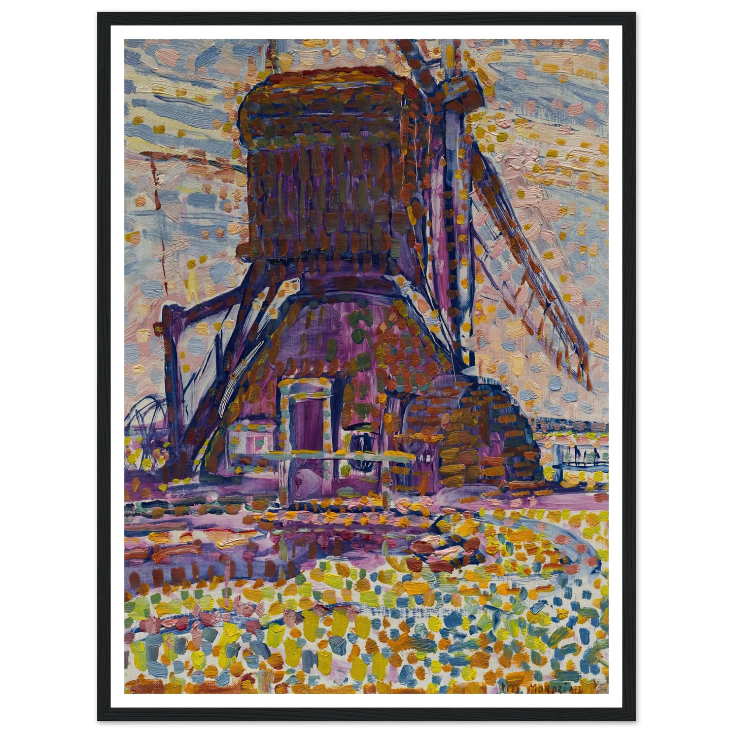 The Winkel Mill (1908) Art Print | Piet Mondrian-Quipham Collections