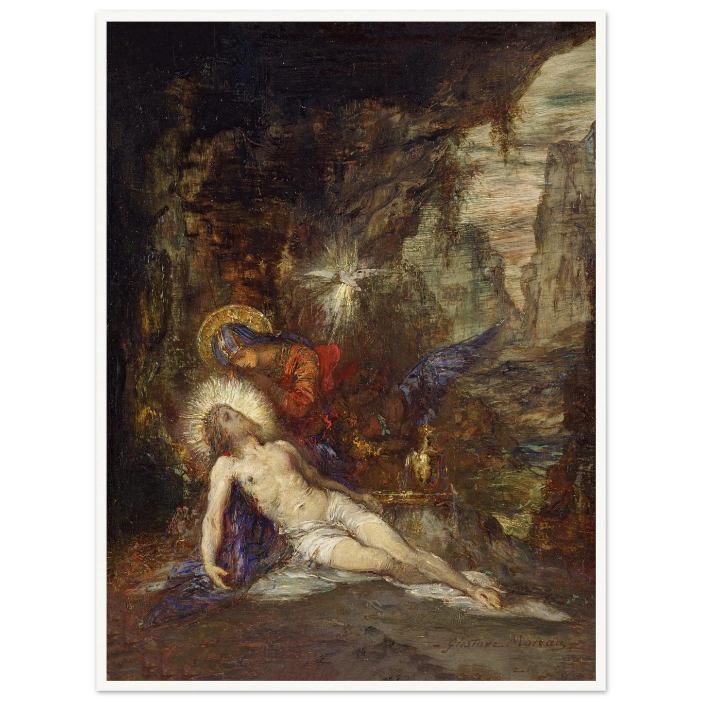 Pietà Art Print | Gustave Moreau-Quipham Collections