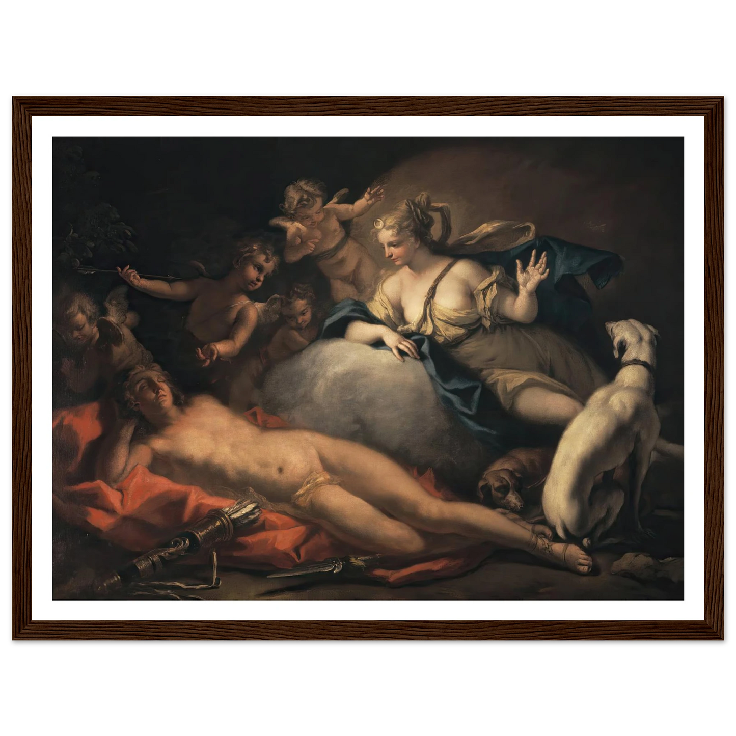 Diana and Endymion Art Print | Sebastiano Ricci-Quipham Collections