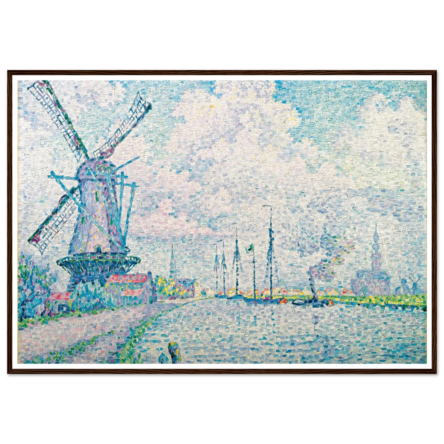 Canal of Overschie Art Print | Paul Signac-Quipham Collections