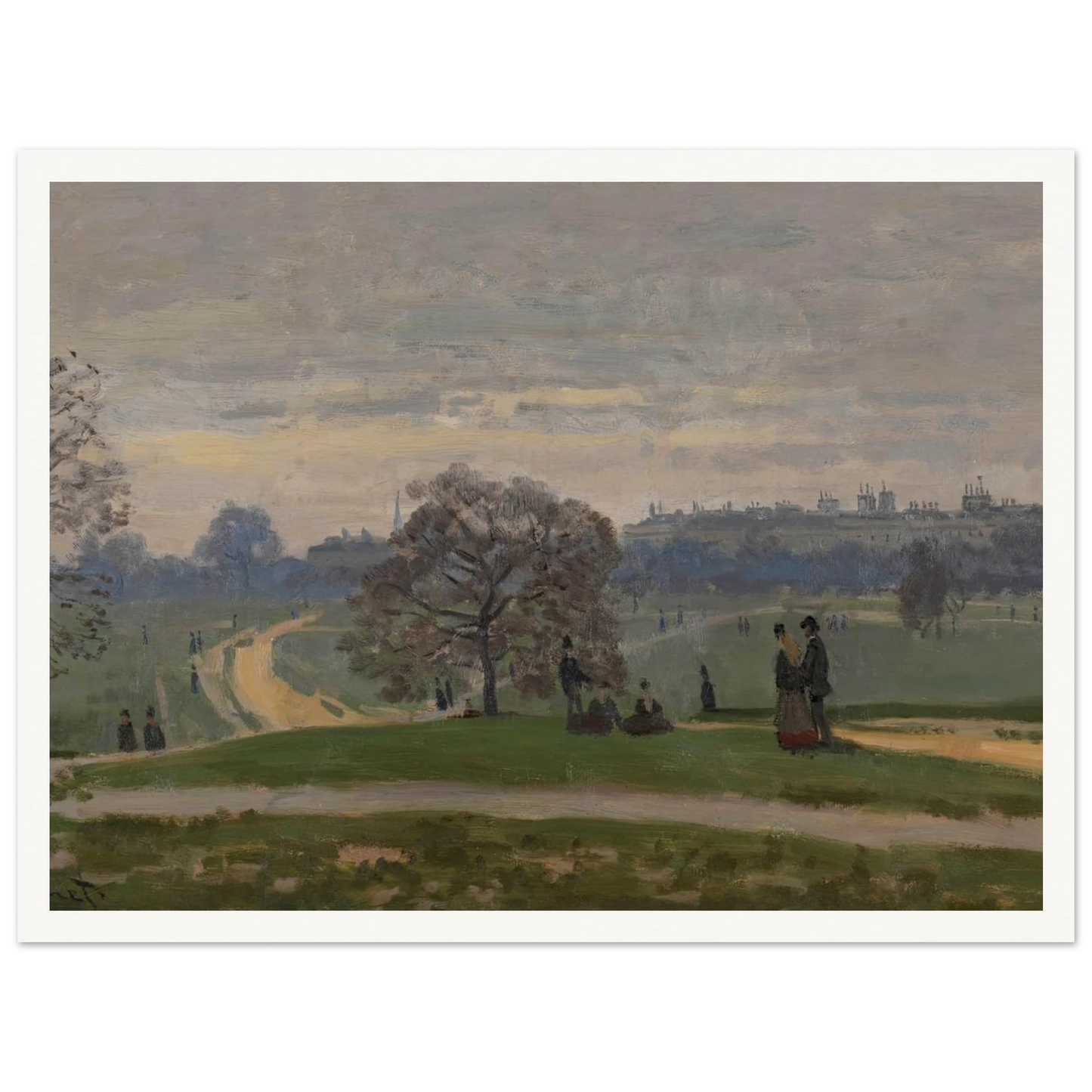 Hyde Park, London (circa 1871) Art Print | Claude Monet-Quipham Collections