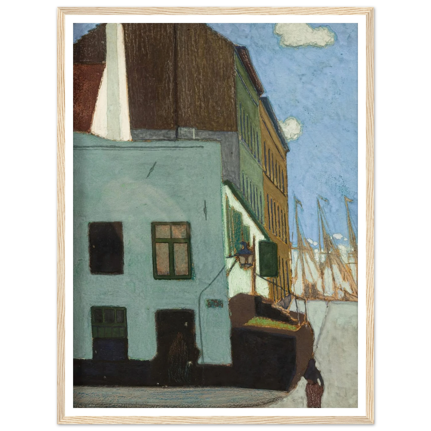 De Preekstoel, Ostende (circa 1911-1913) Art Print | Leon Spilliaert-Quipham Collections