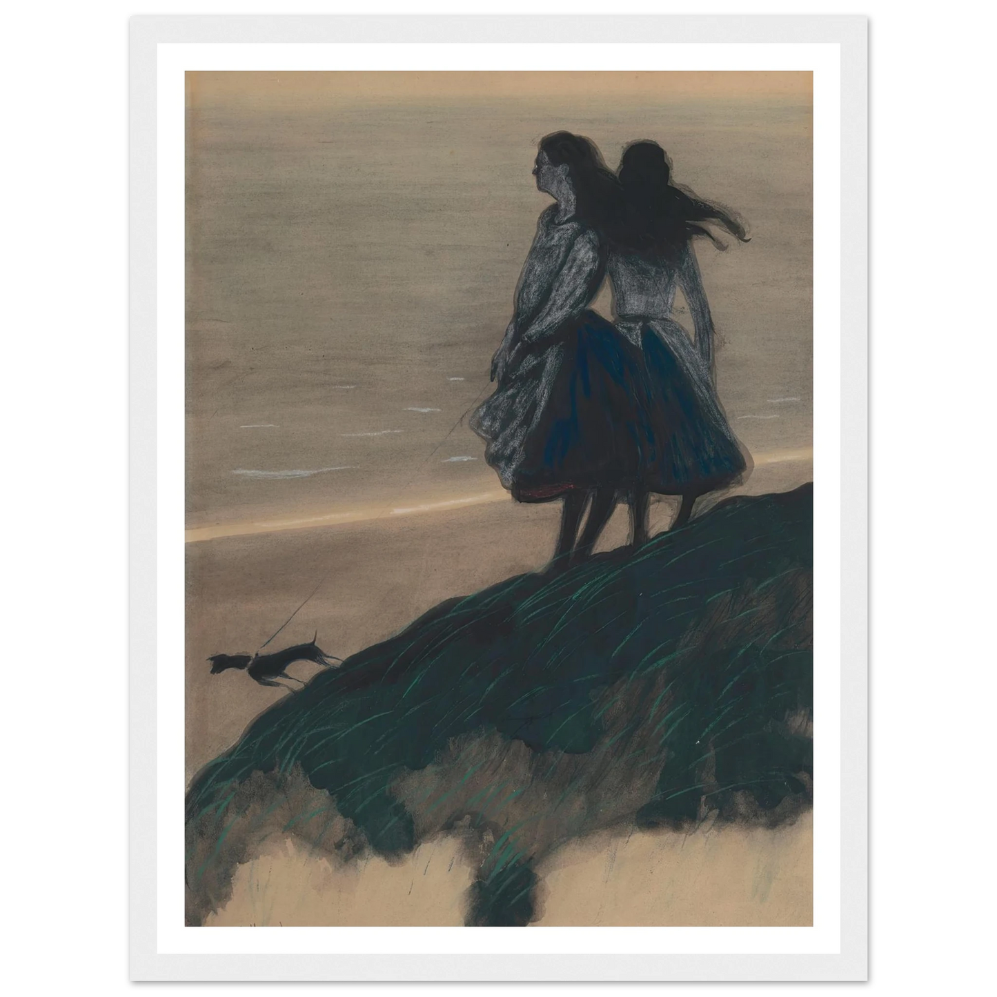 Girls on a Dune Art Print | Leon Spilliaert-Quipham Collections
