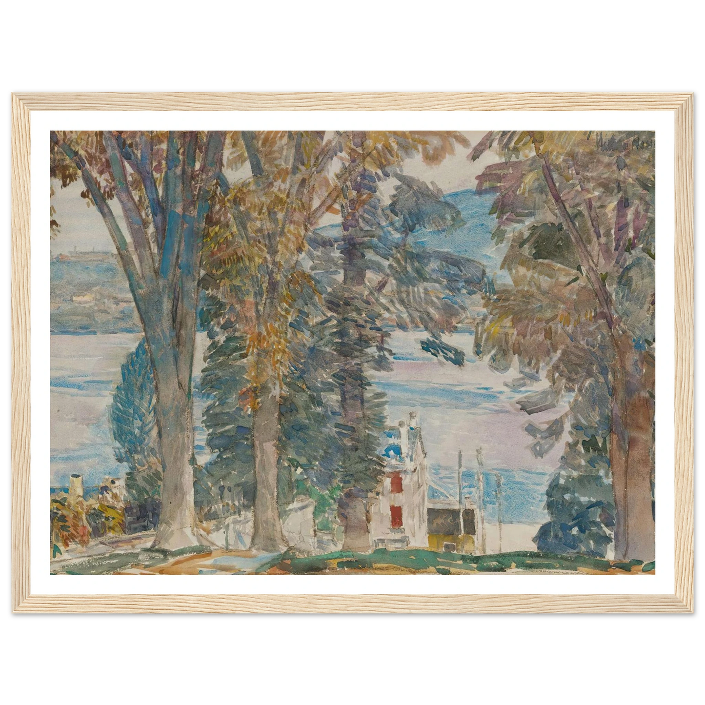Newburgh, New York (1914) Art Print | Childe Hassam-Quipham Collections