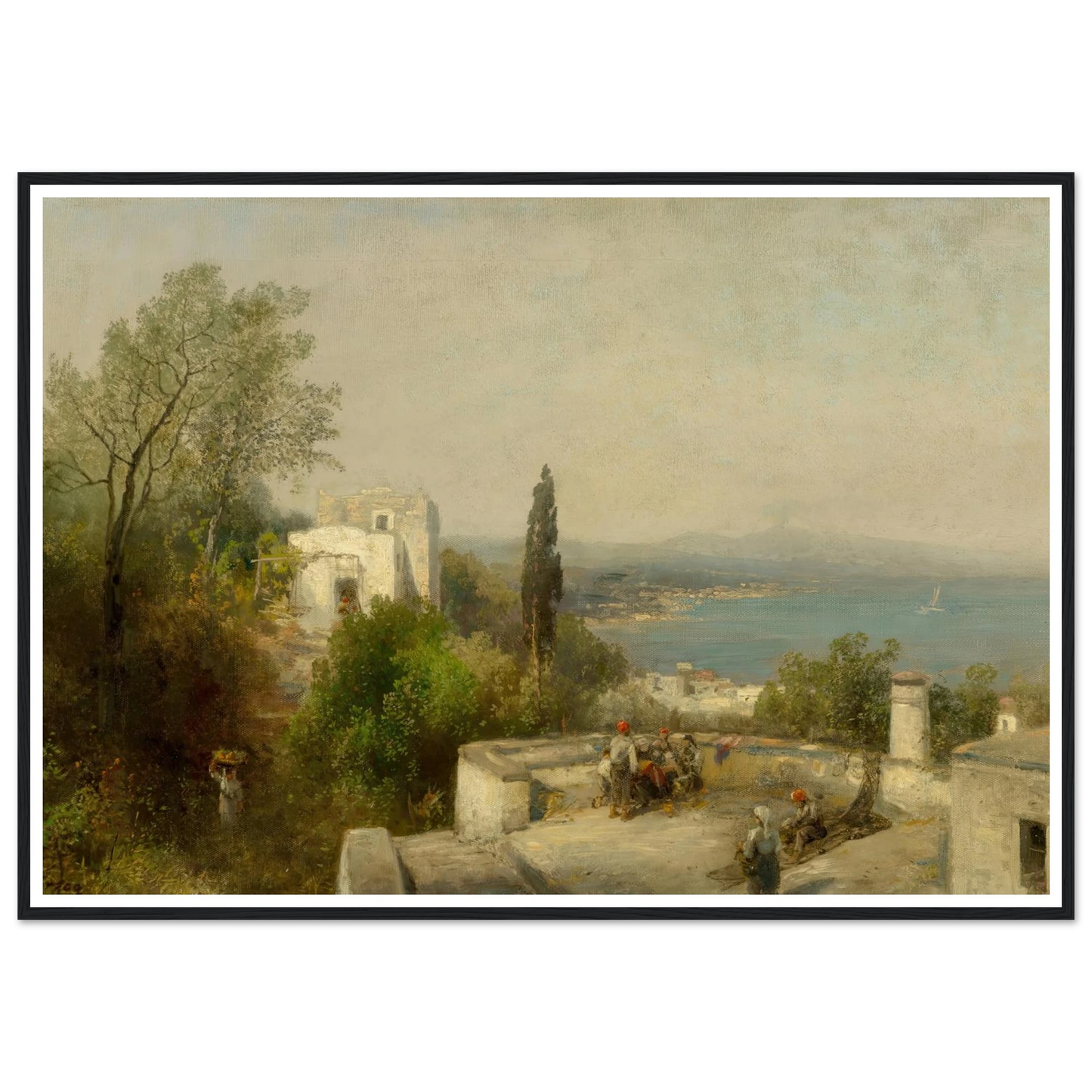 Bay of Naples Art Print | Hermann Ottomar Herzog-Quipham Collections