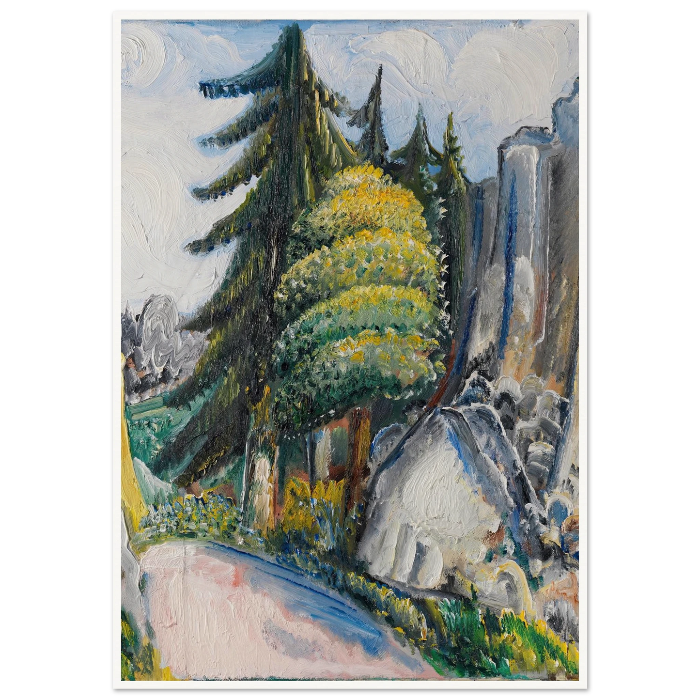 Alblandschaft (1932) Art Print | Paul Kleinschmidt-Quipham Collections