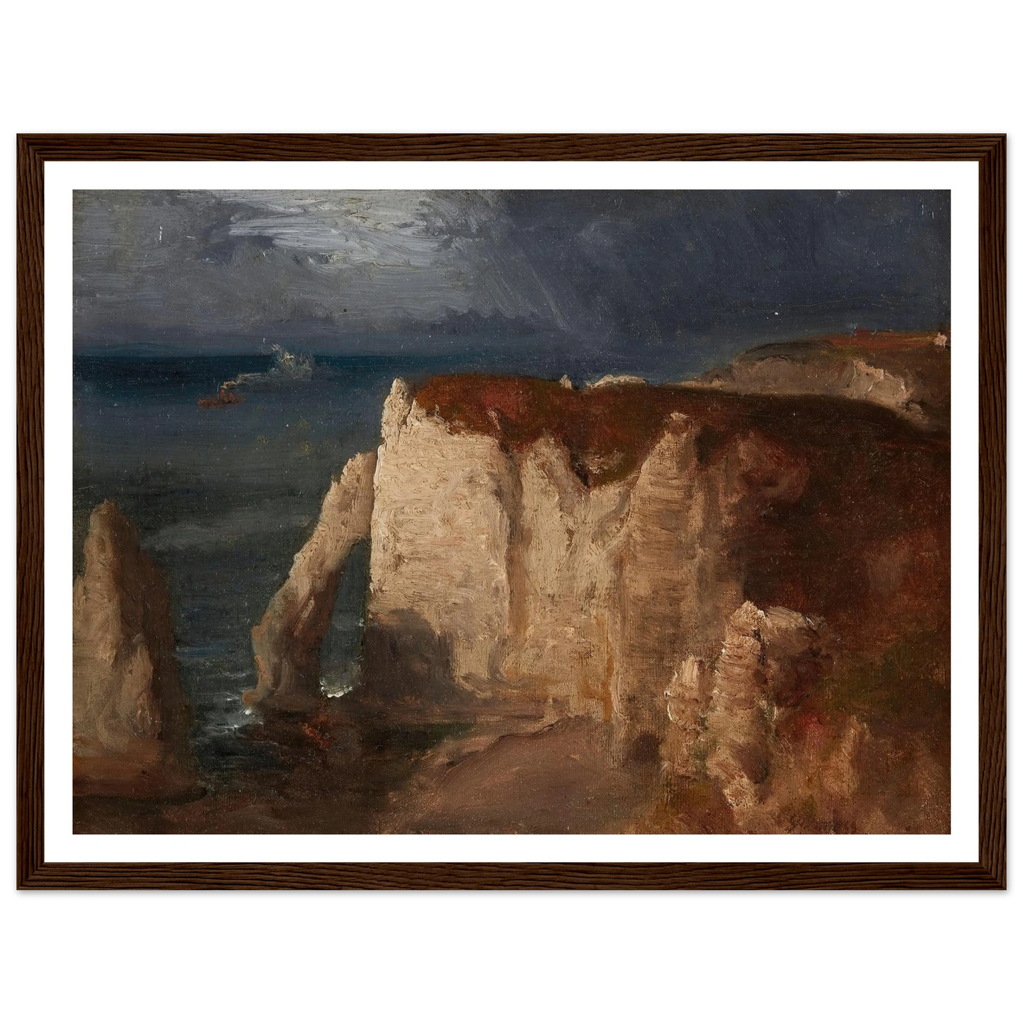 Étretat (circa 1874) Art Print | George Inness-Quipham Collections