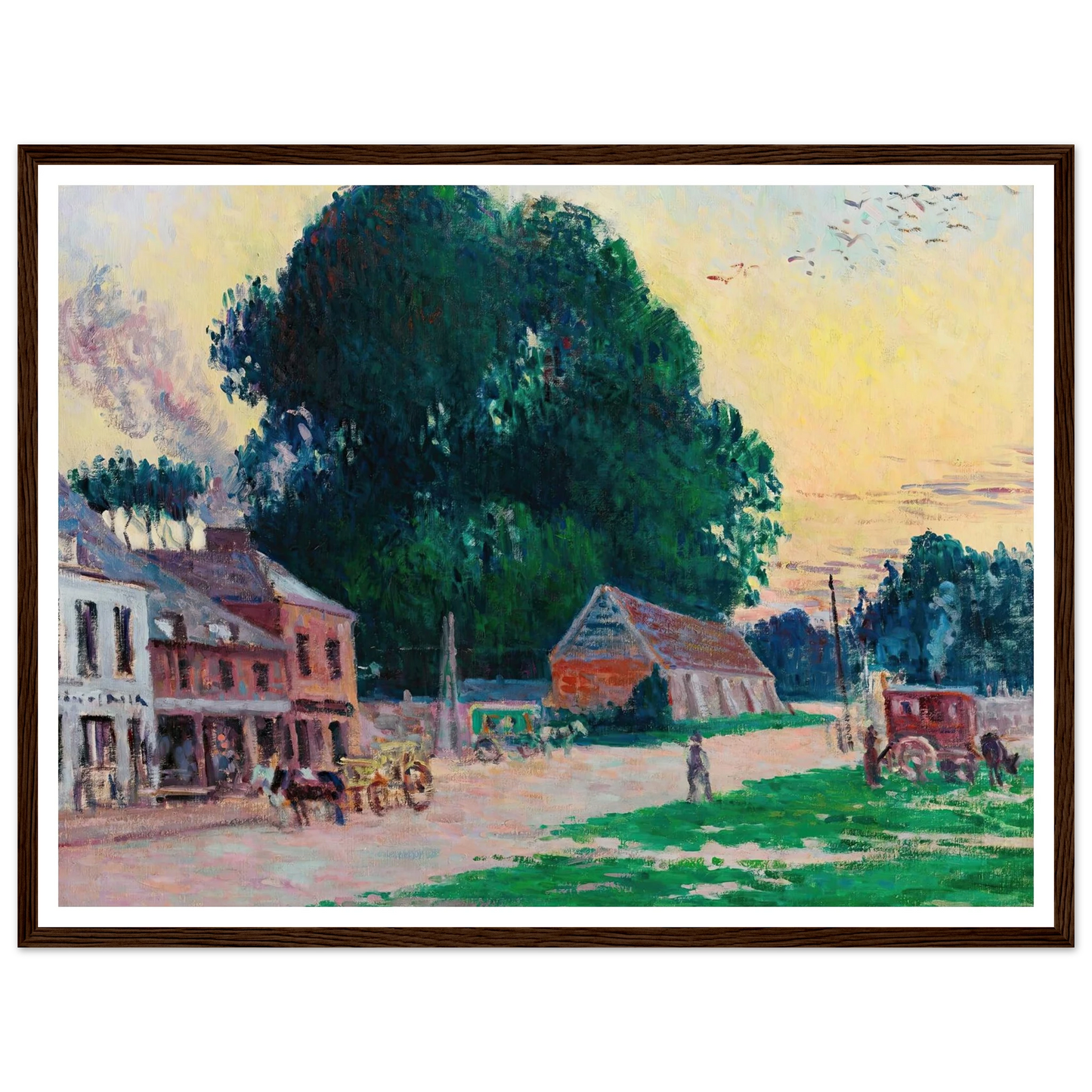 Paris, Le Quartier De Vaugirard (circa 1910) Art Print | Maximilien Luce-Quipham Collections