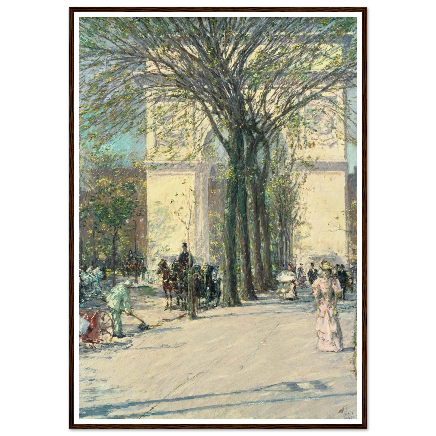 Washington Arch, Spring Art Print | Childe Hassam-Quipham Collections