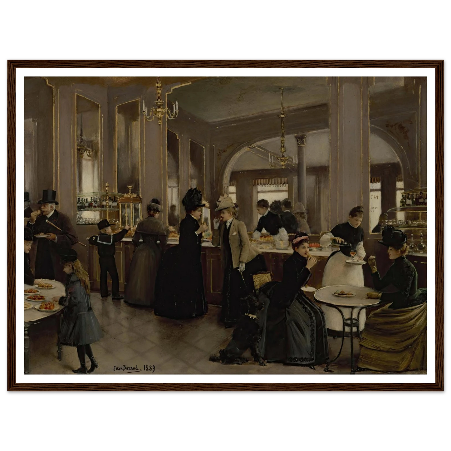 La pâtisserie Gloppe (1889) Art Print | Jean Beraud-Quipham Collections