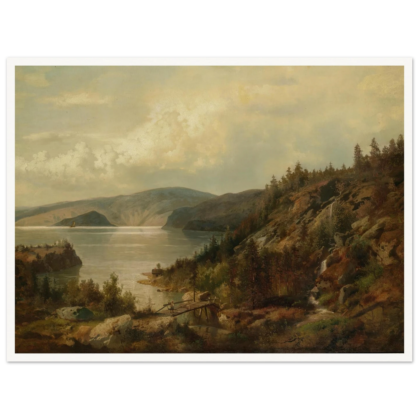 The Old Bridge Art Print | Hermann Ottomar Herzog-Quipham Collections
