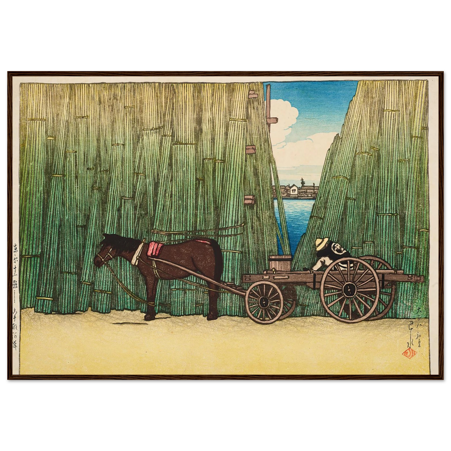 Komagata kashi (River bank, Komagata) (1919) Art Print | Kawase Hasui-Quipham Collections