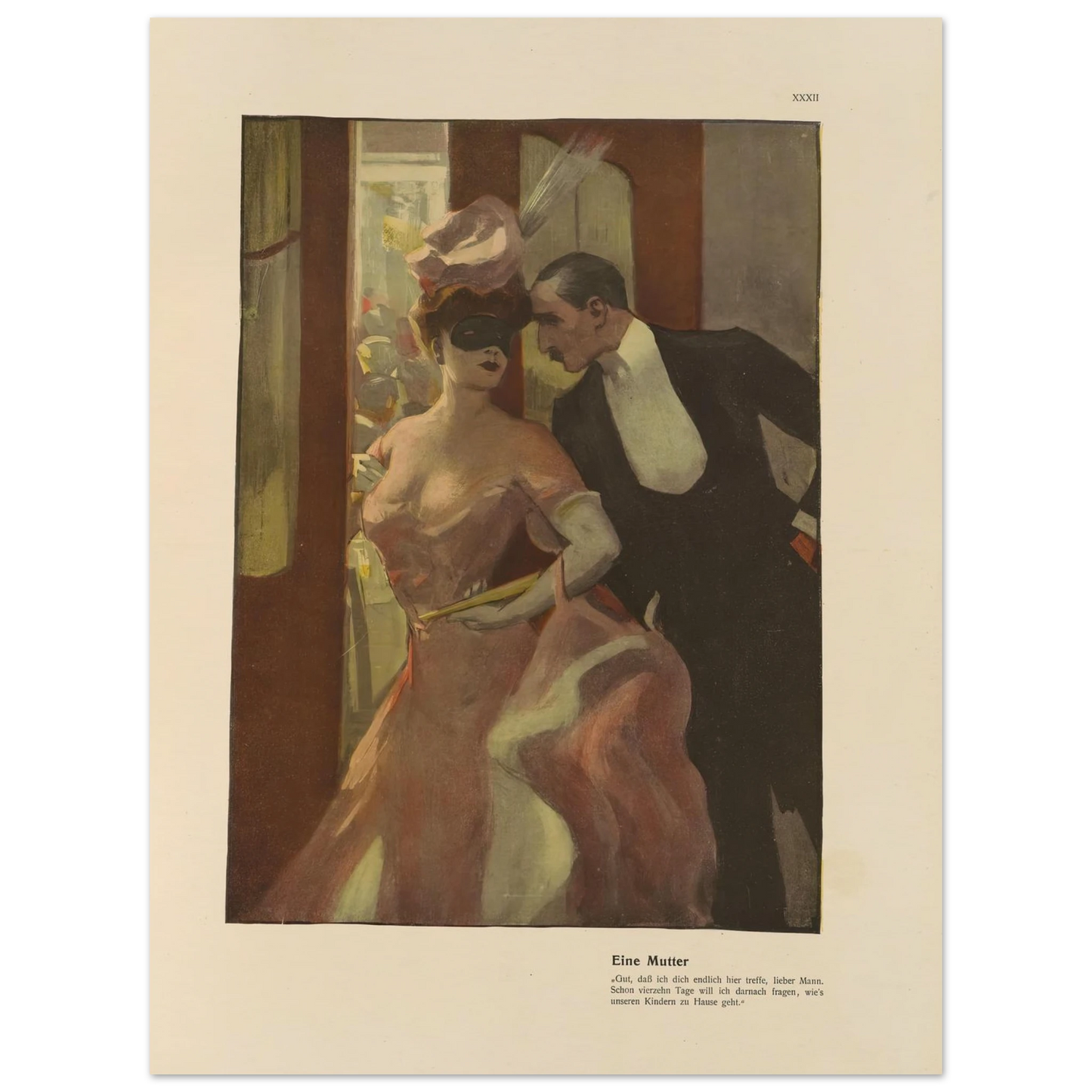 Eine Mutter (1908) Art Print | Ferdinand Freiherr von Reznicek-Quipham Collections