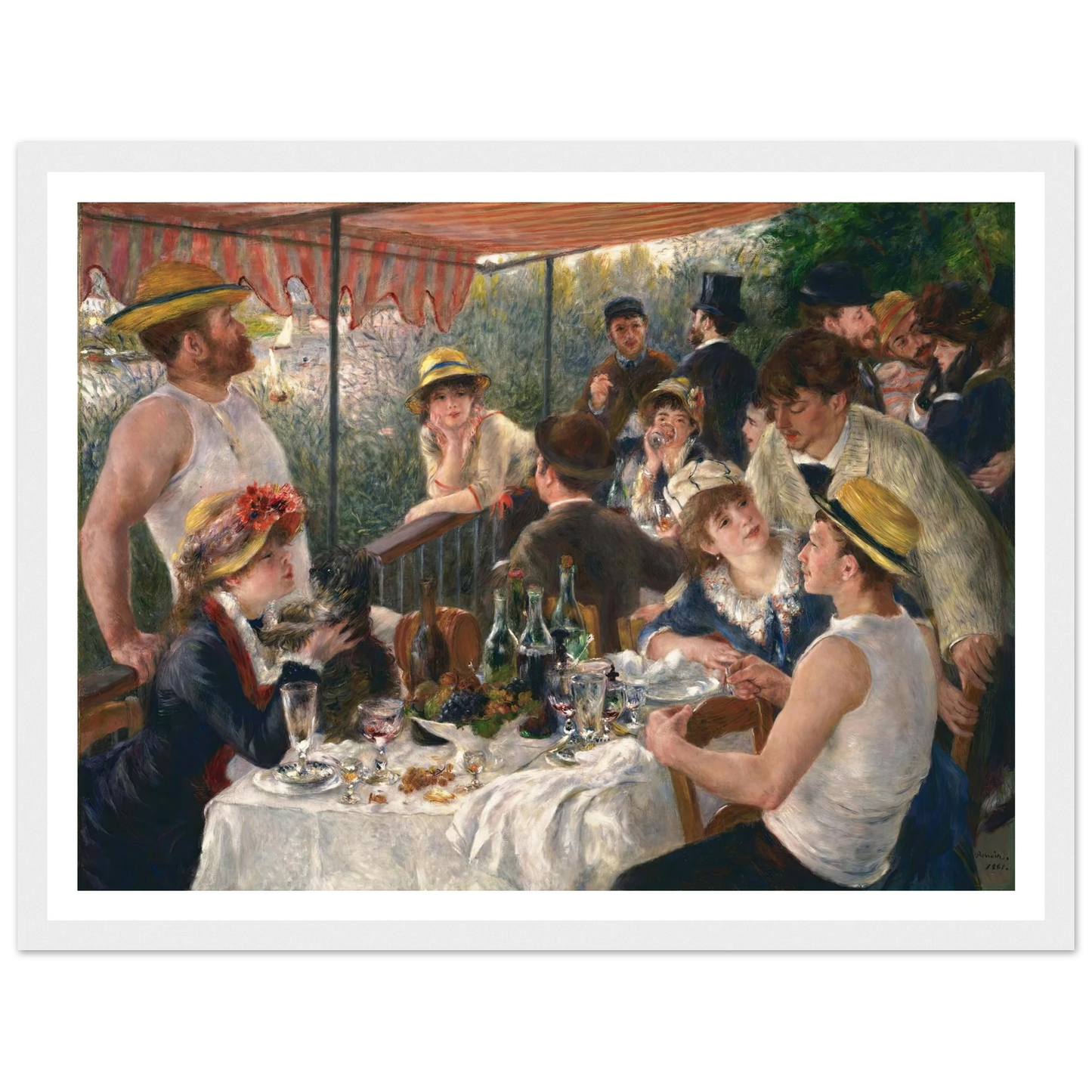 Luncheon of the Boating Party Art Print | Pierre Auguste Renoir-Quipham Collections