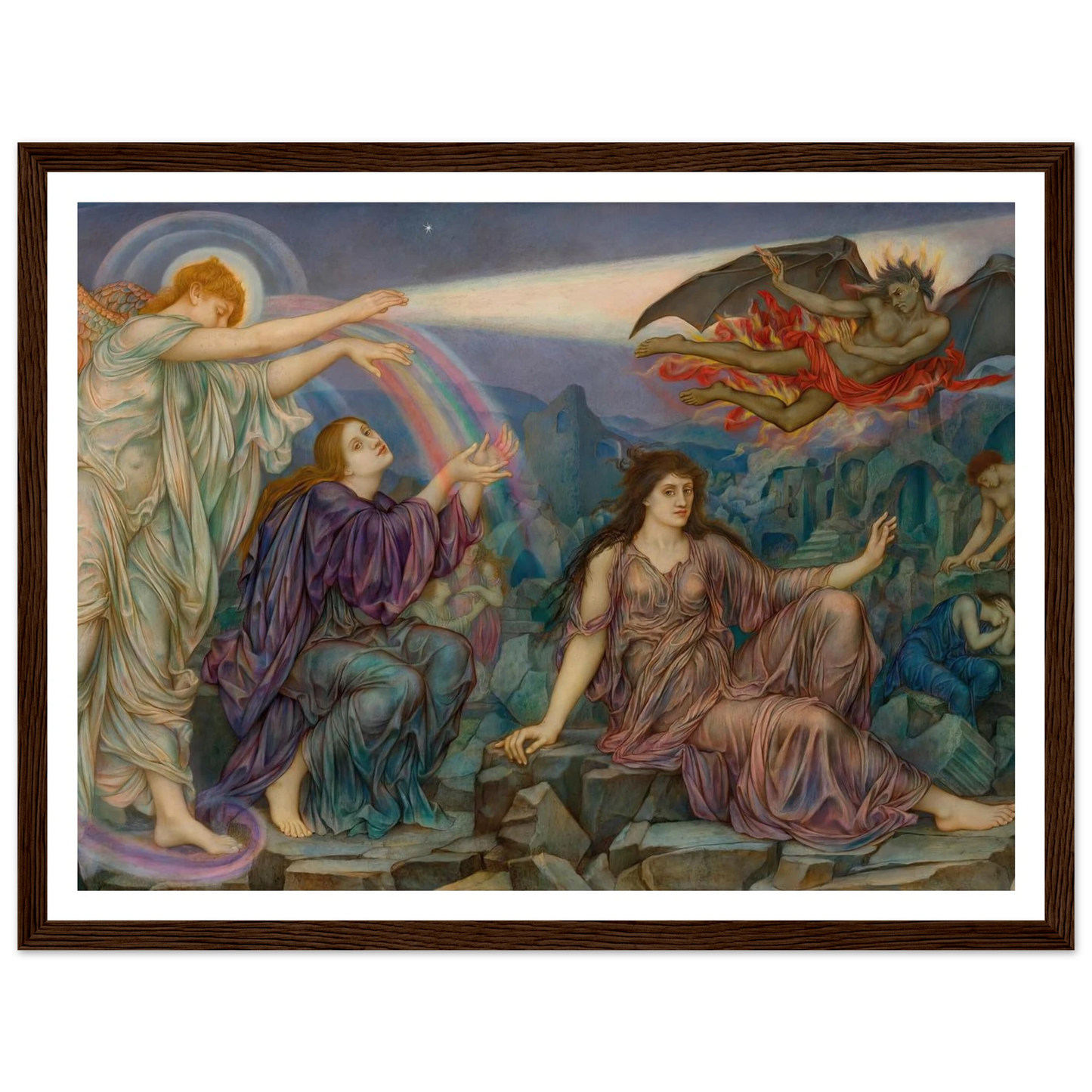 The Search-Light Art Print | Evelyn de Morgan-Quipham Collections